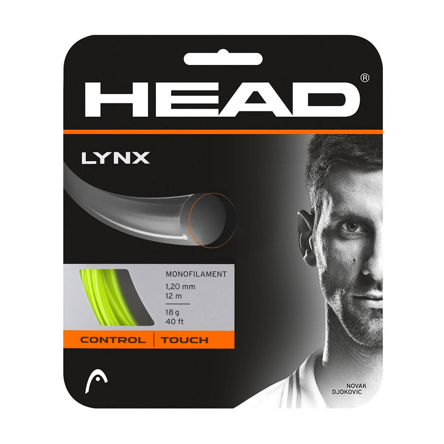 Head Lynx 1.20 12 m Set - Yellow