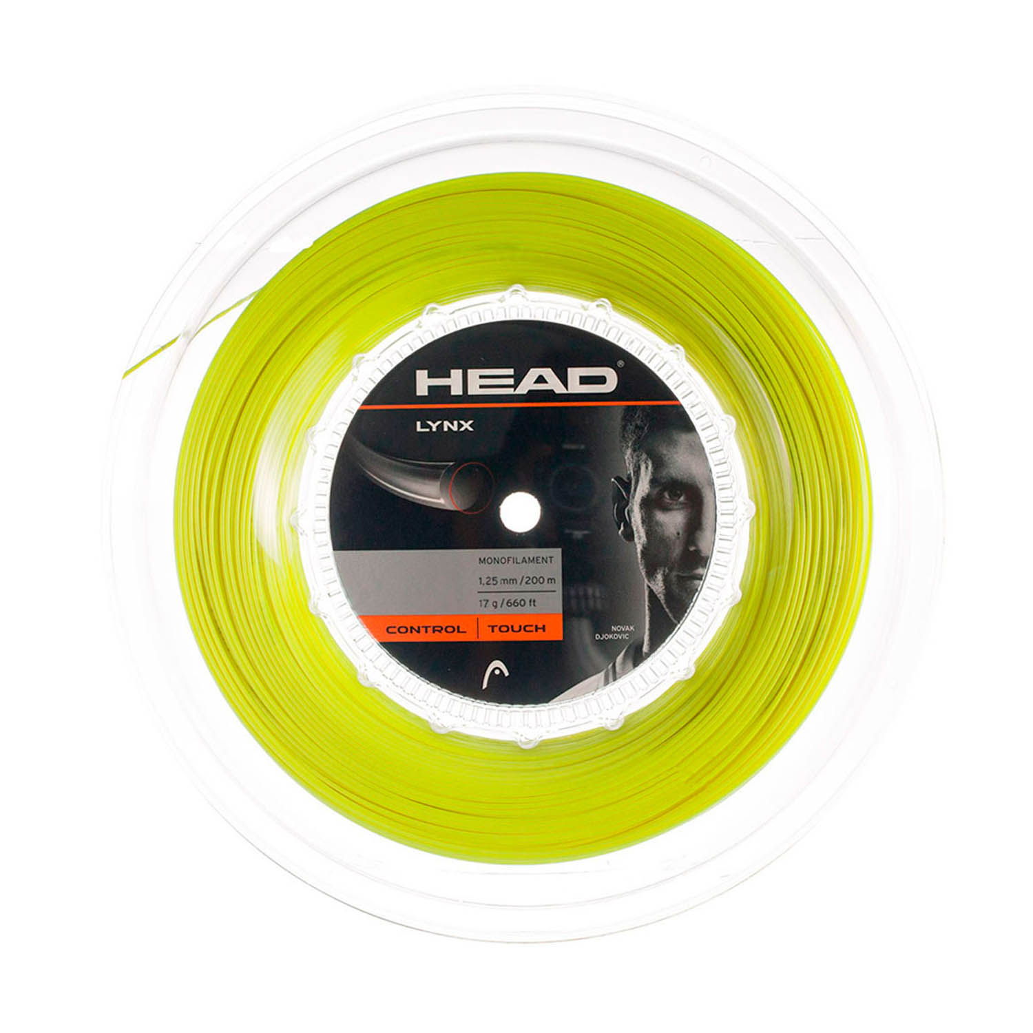 Head Lynx 1.25 Bobina 200 m - Yellow