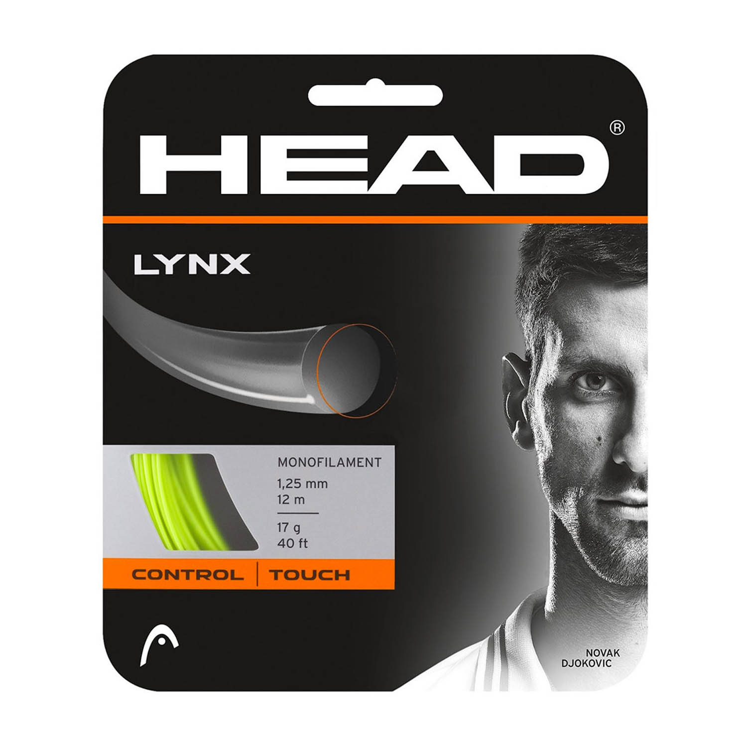 Head Lynx 1.25 12 m Set - Yellow