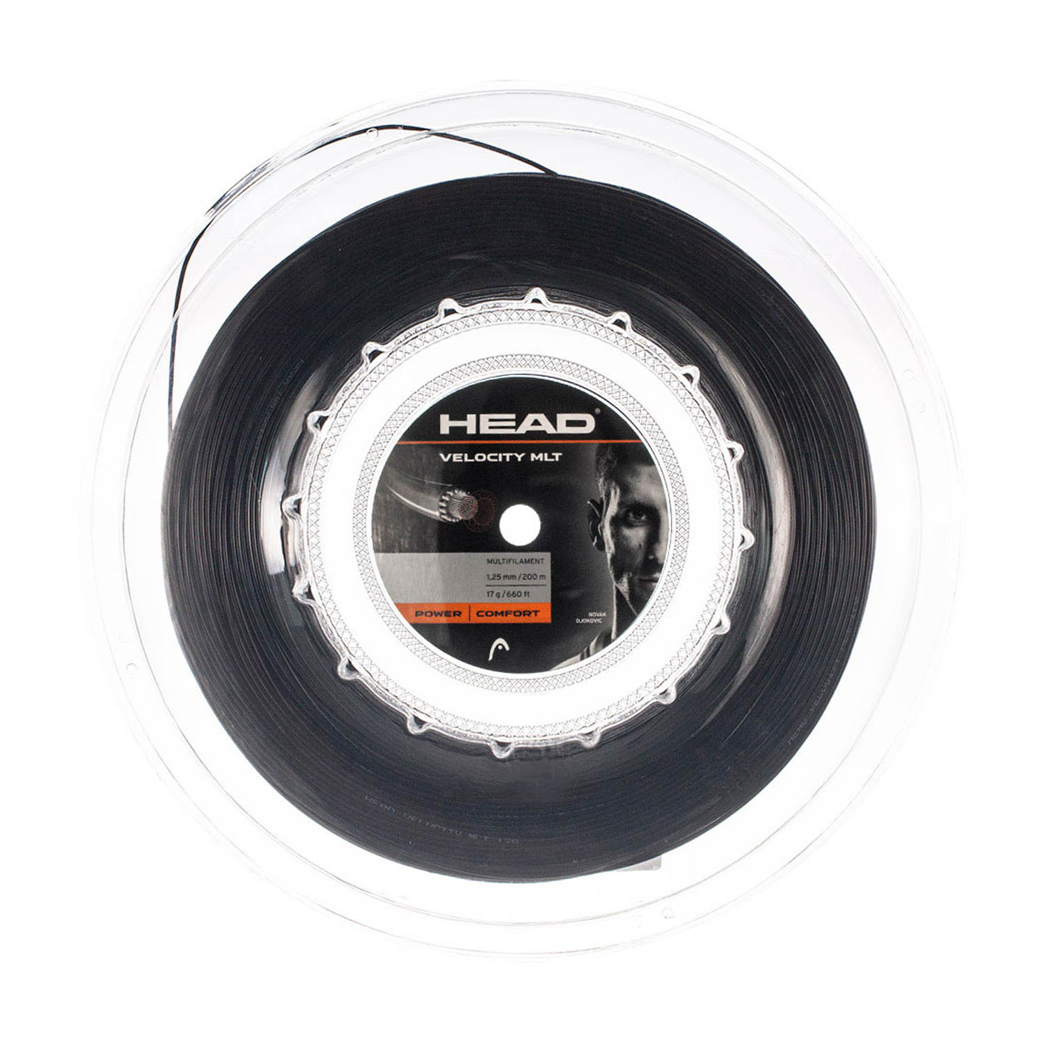 Head MultiPower Velocity 1.25 Bobina 200 m - Black