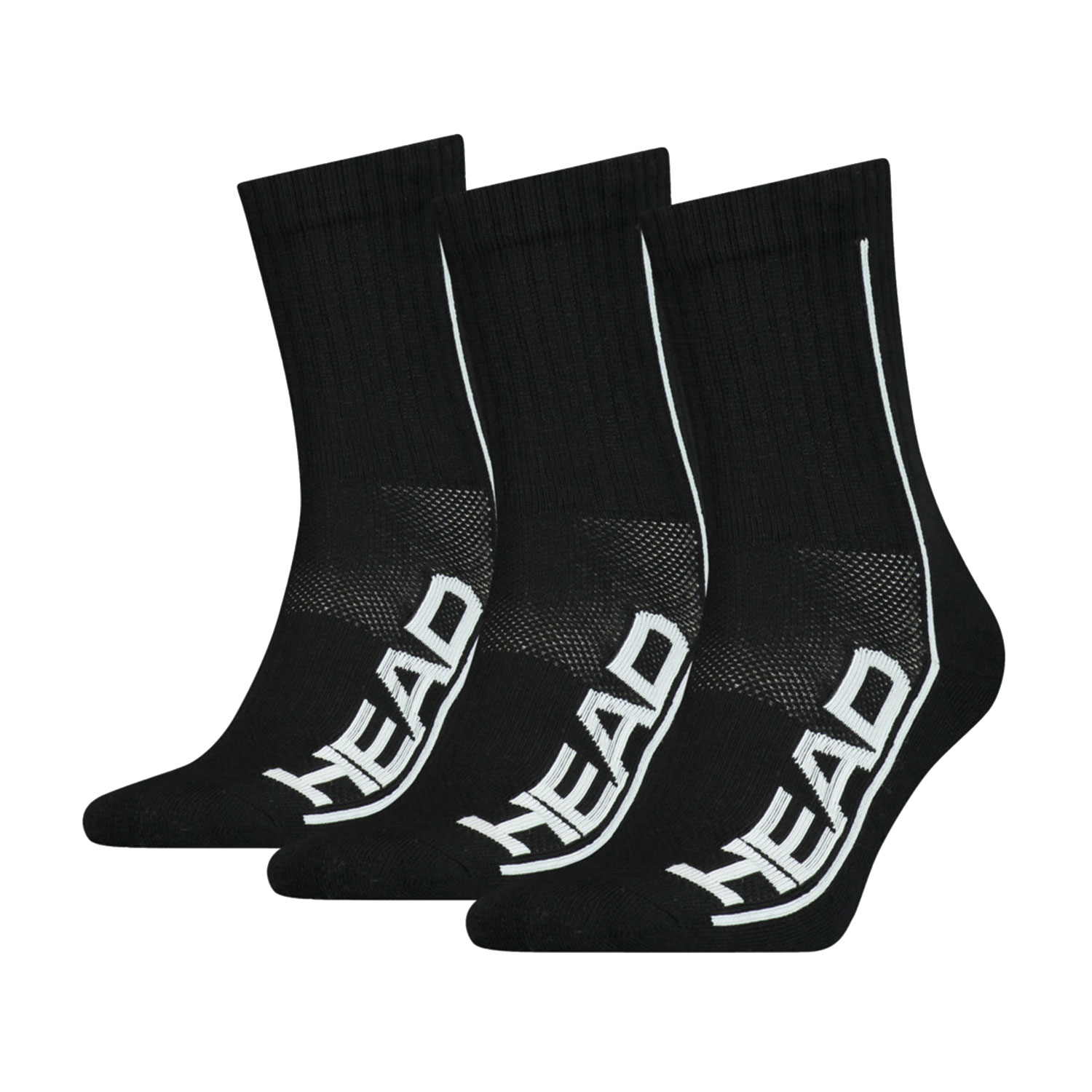 Head Performance x 3 Calcetines - Black/White