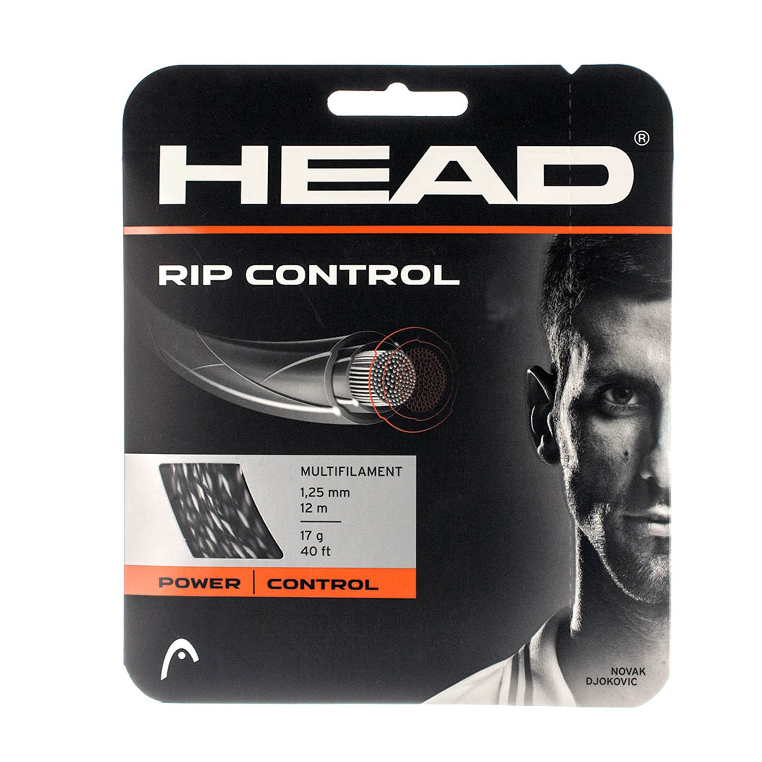 Head Rip Control 1.25 12 m Set - Black/White