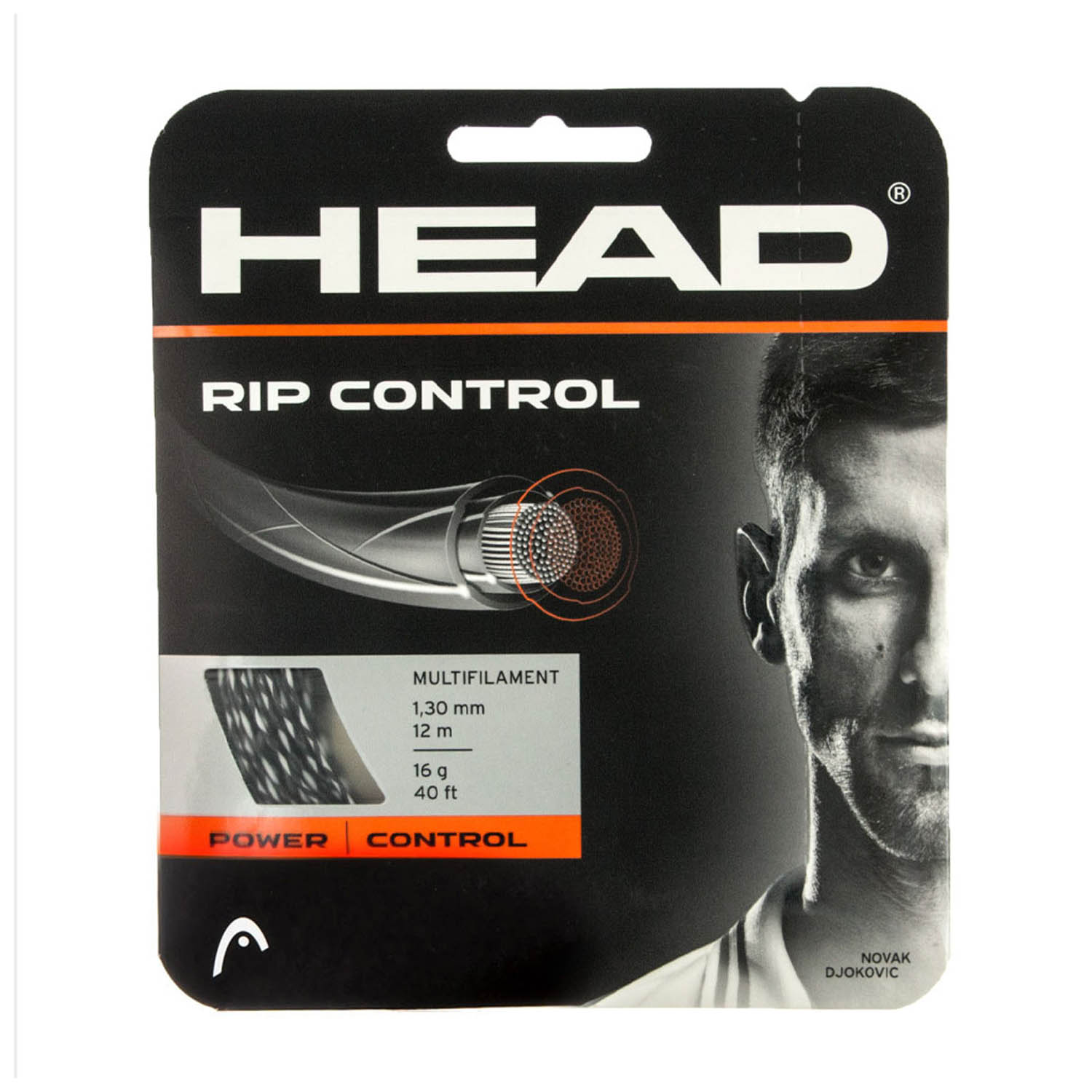 Head Rip Control 1.30 Set 12 m - Black/White