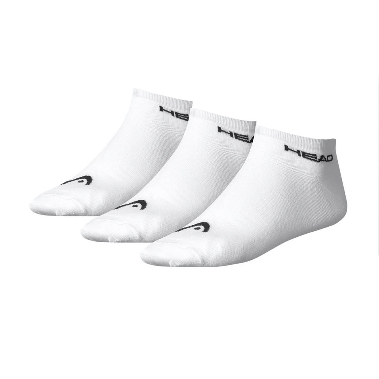 Head Sneaker x 3 Socks - White/Black