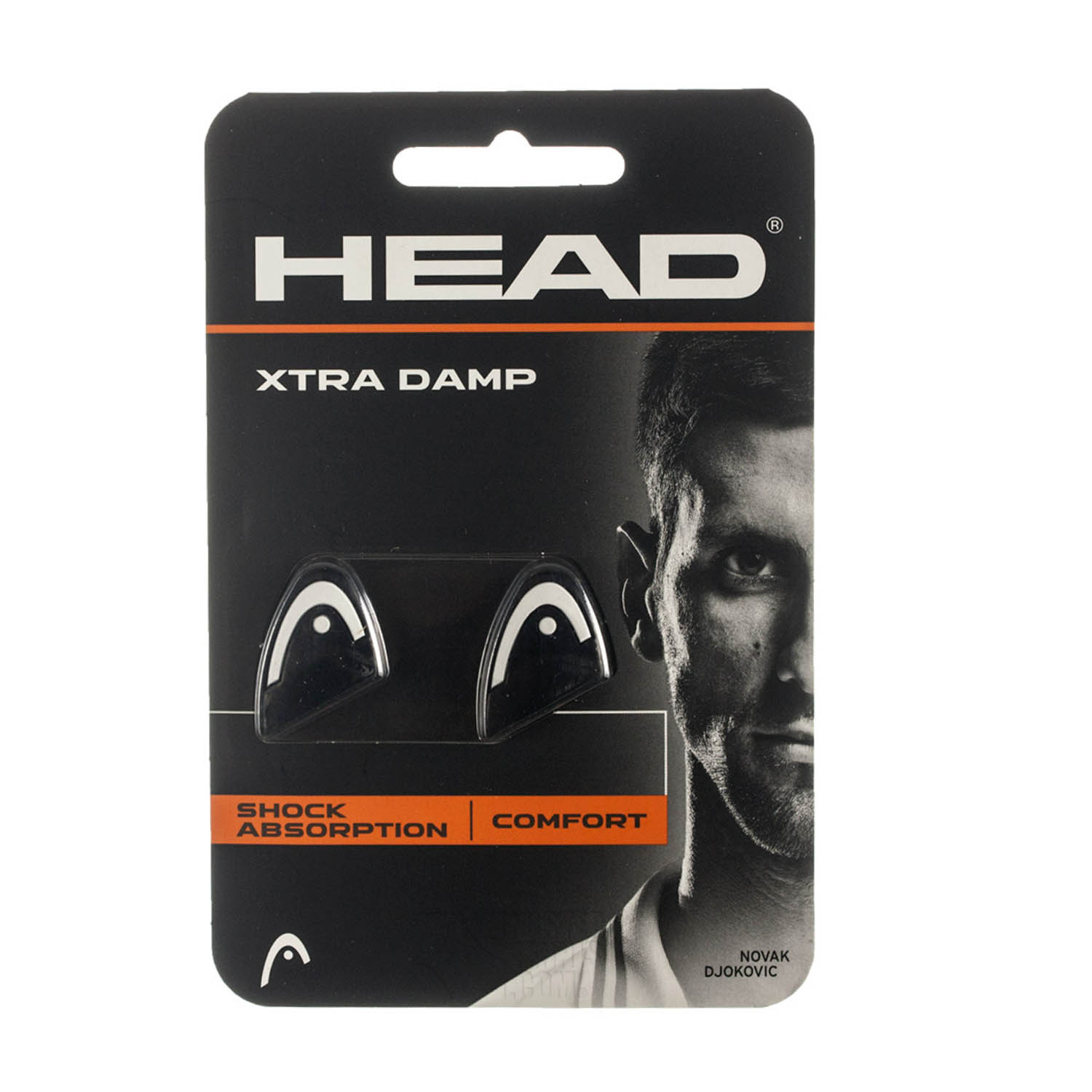 Head Xtra x 2 Antivibrazioni - Black/White