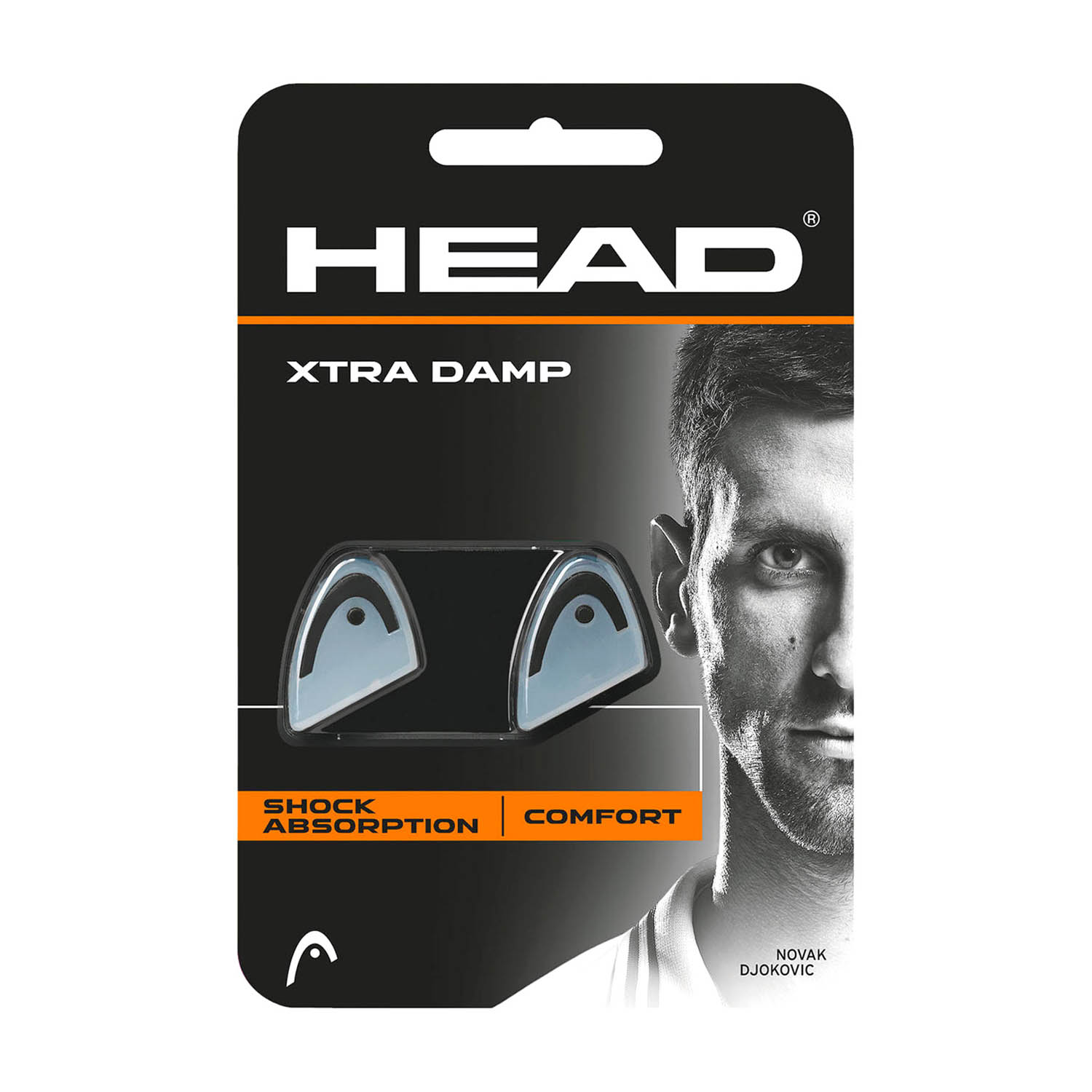 Head Xtra x 2 Antivibrazioni - Transparent/Black