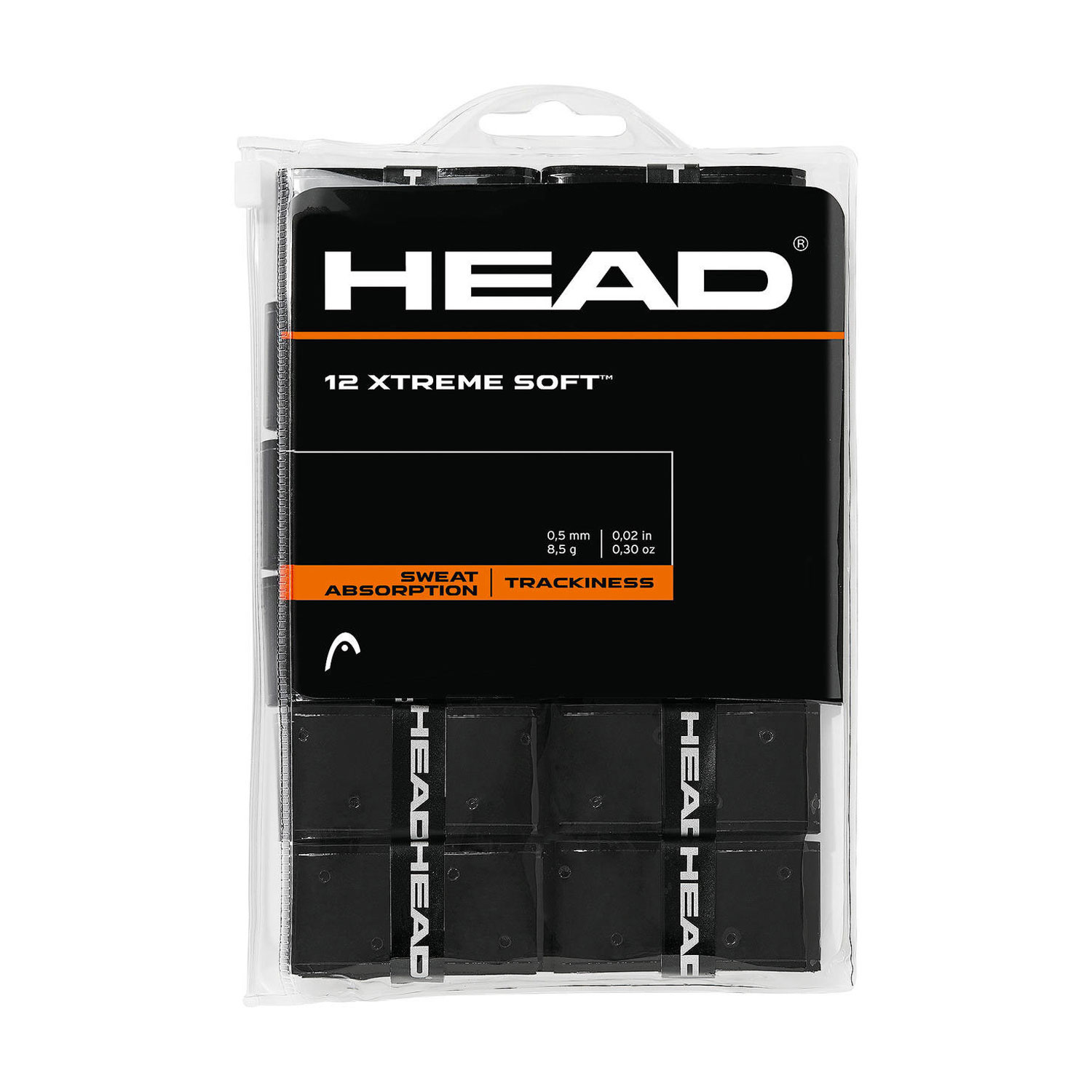 Head Xtreme Soft x 12 Overgrip - Black