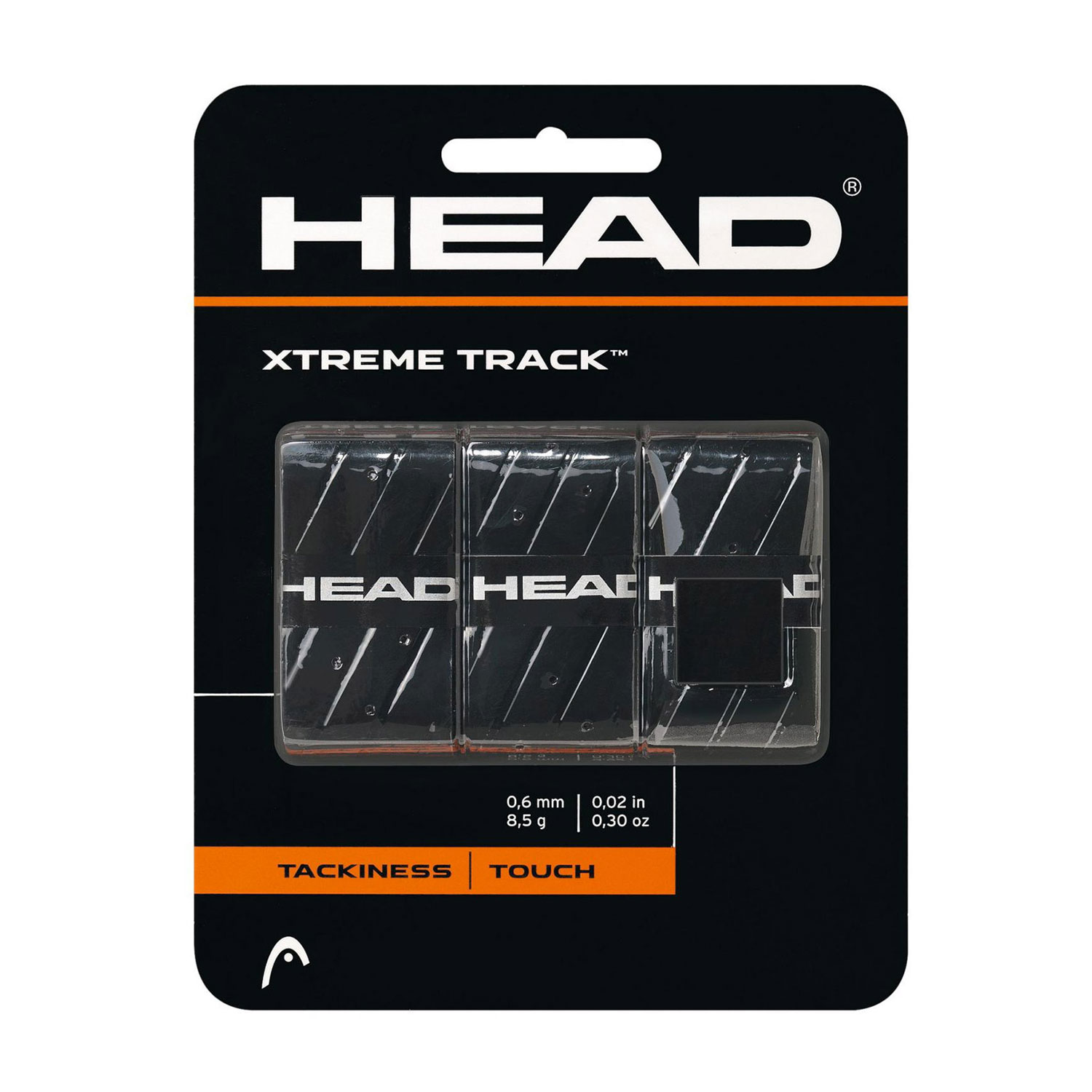 Head Xtremetrack Overgrip x 3 - Black