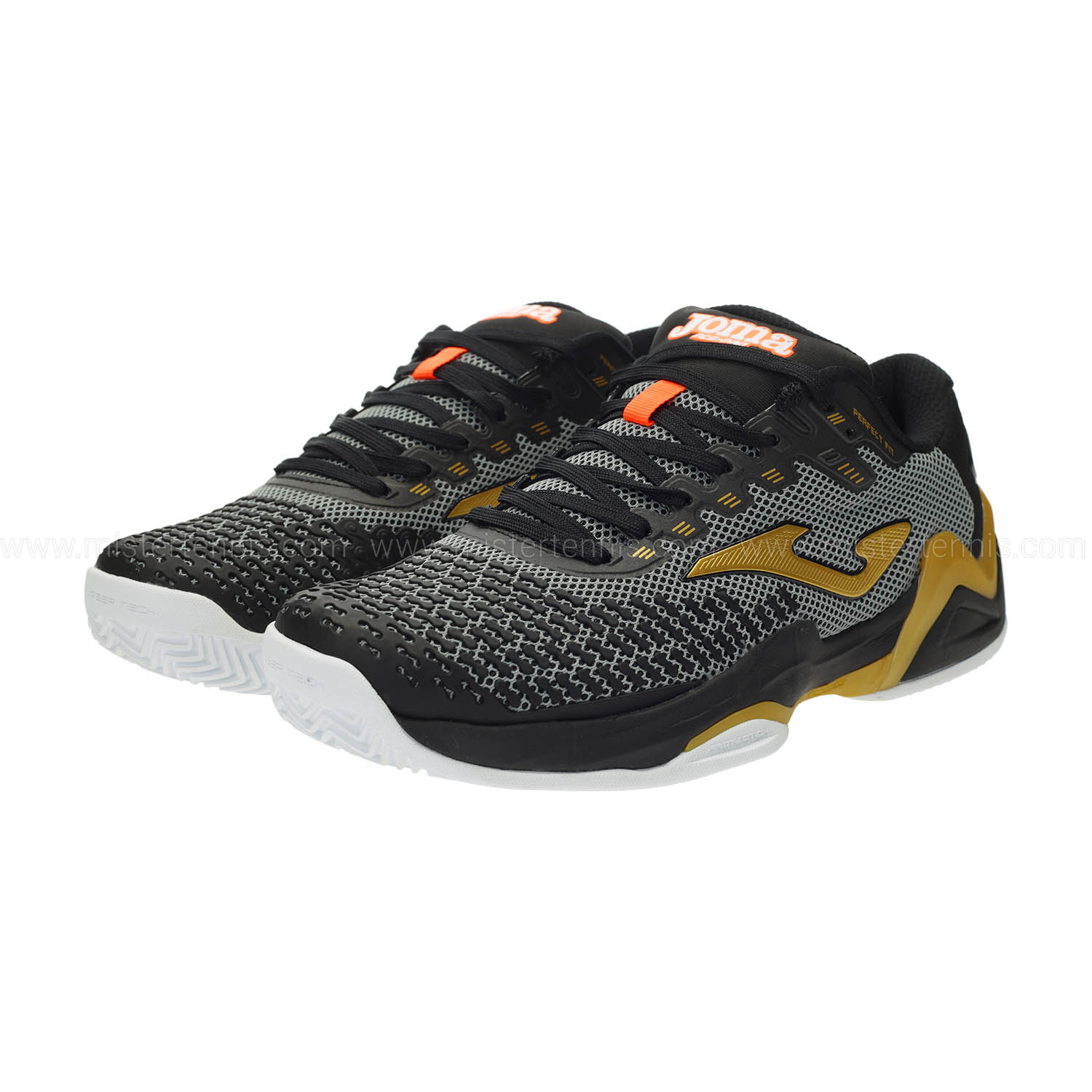 Joma Ace Clay Men's Tennis Shoes - Black/Gold