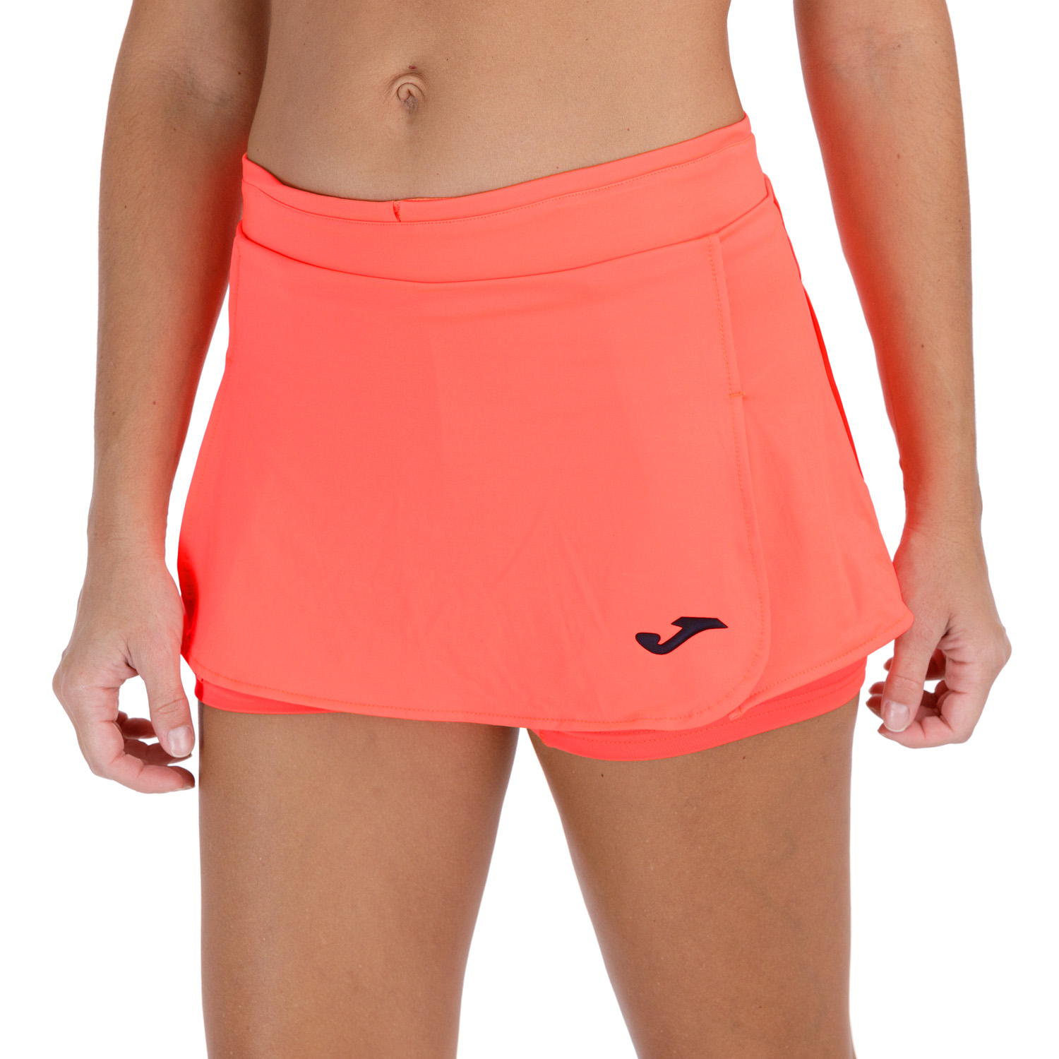 Joma Open II Falda - Coral Fluor