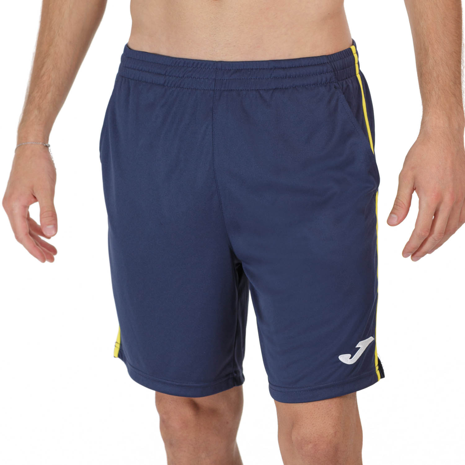 Joma Open III 7in Pantaloncini - Navy/Yellow