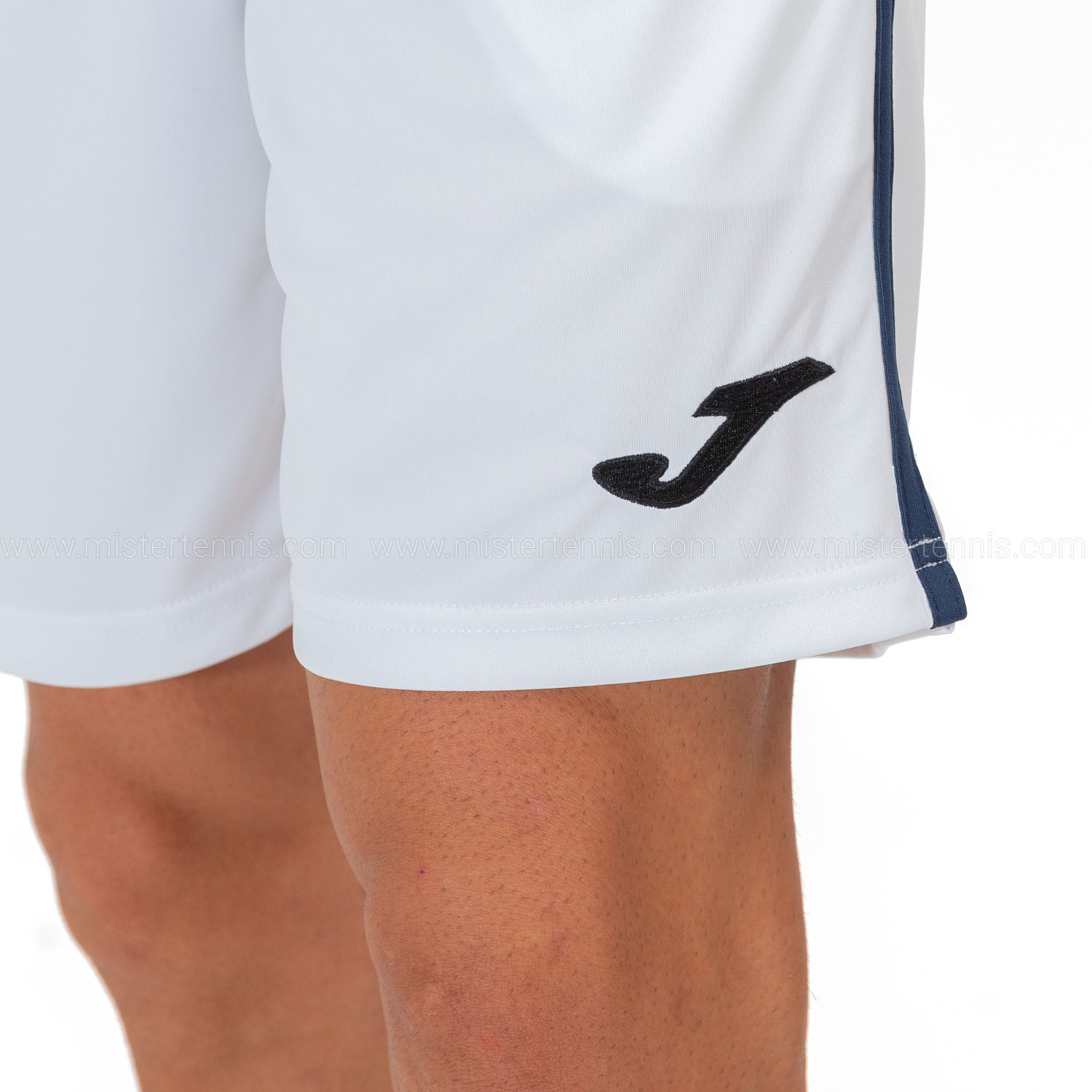 Joma Open III 7in Shorts - White/Navy