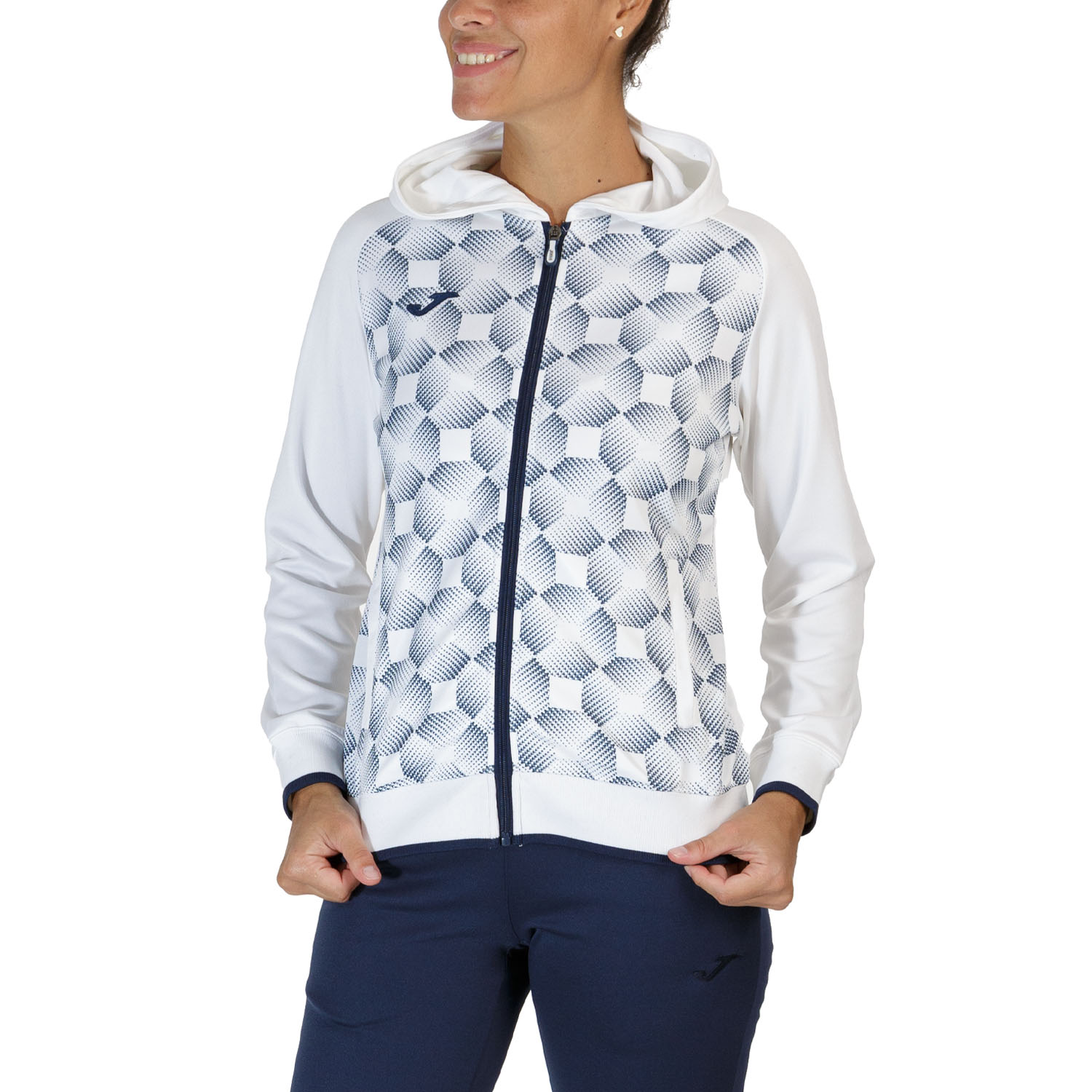 Joma Supernova III Chaqueta - White/Dark Navy