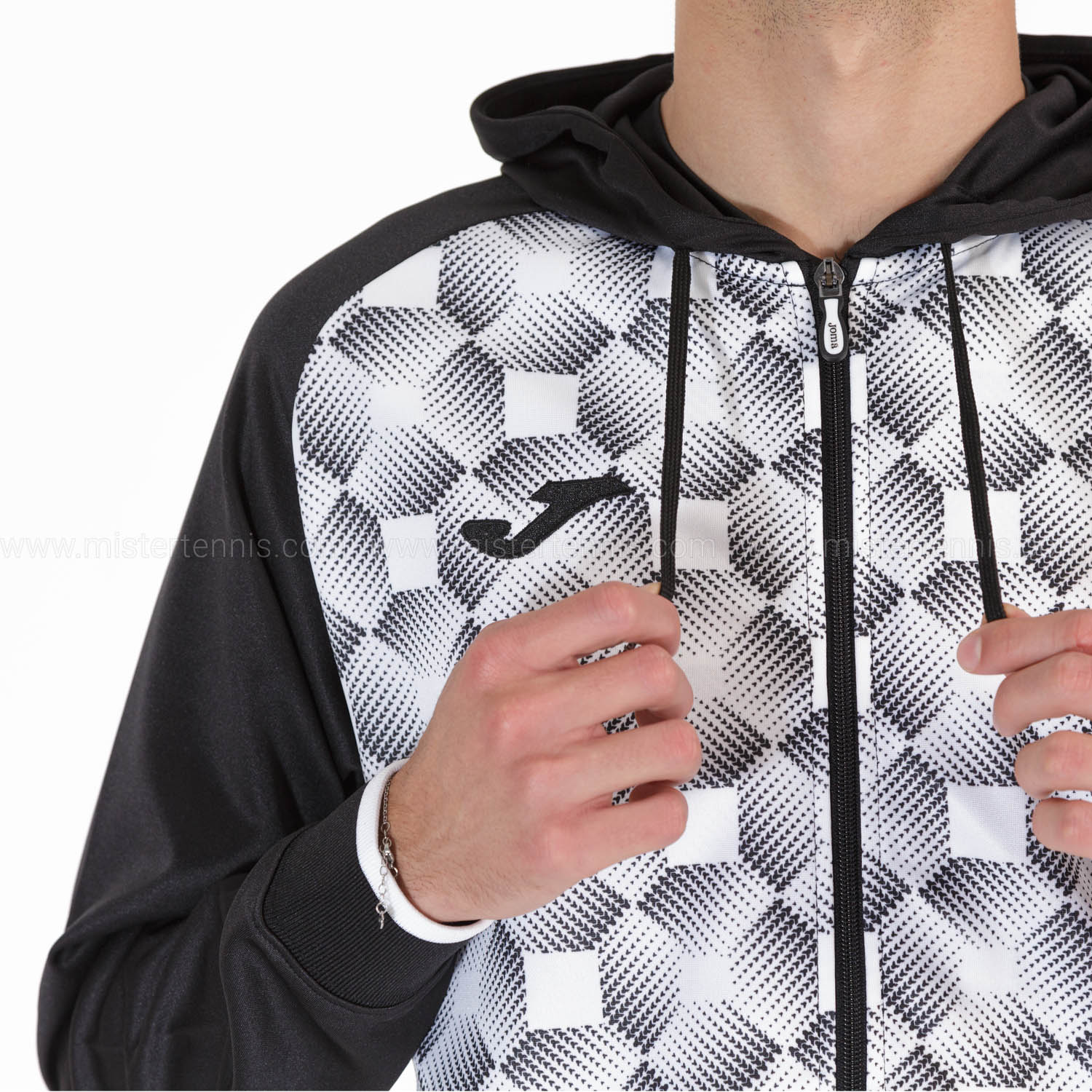 Chaqueta con capucha hombre Supernova royal blanco