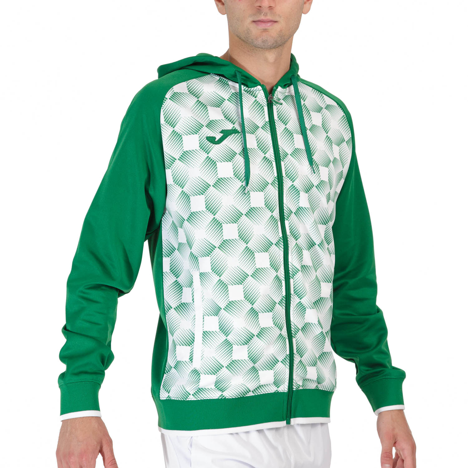 Joma Supernova III Hoodie - Green/White