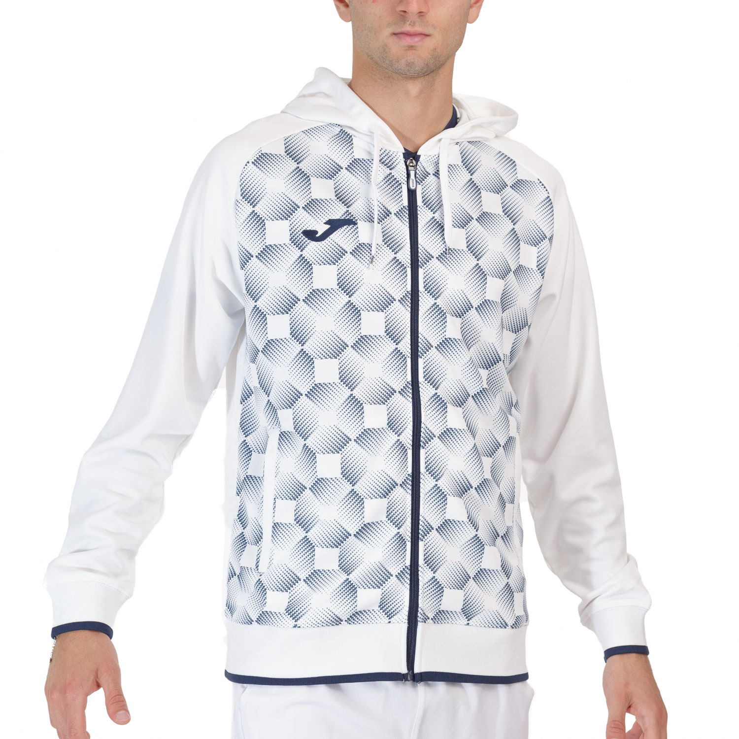 Joma Supernova III Sudadera - White/Navy