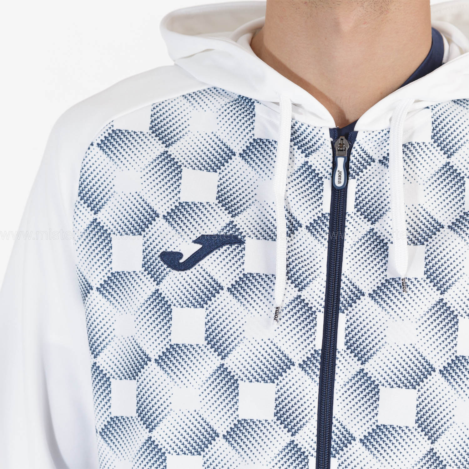 Joma Supernova III Sudadera - White/Navy