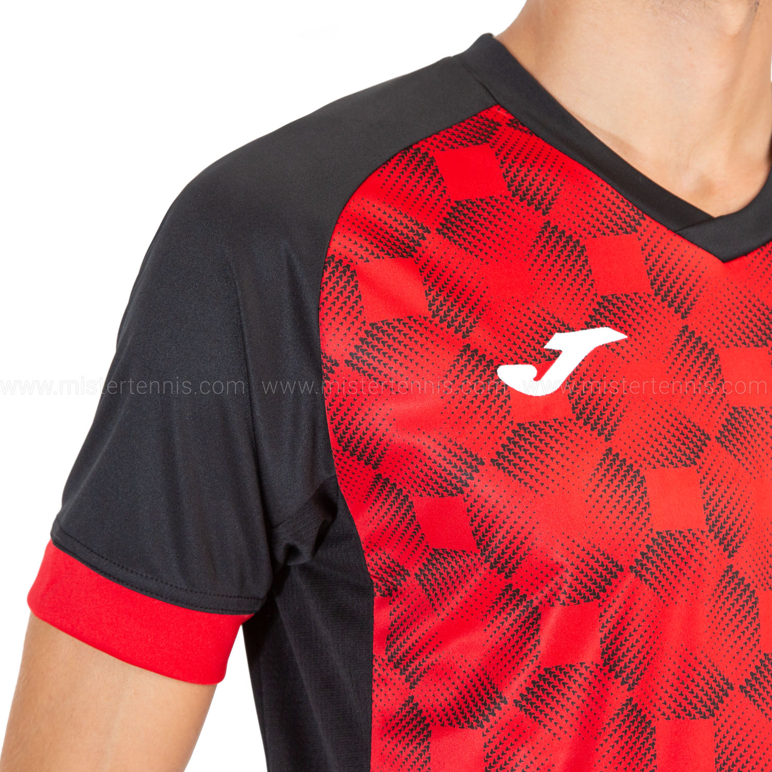 Joma Supernova III T-Shirt - Black/Red