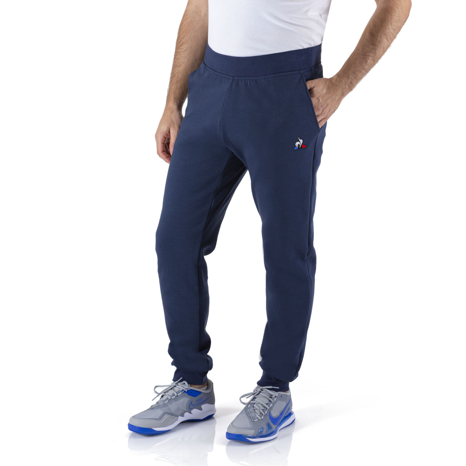 Le Coq Sportif Logo Pantalones de Tenis Hombre - Dress Blues