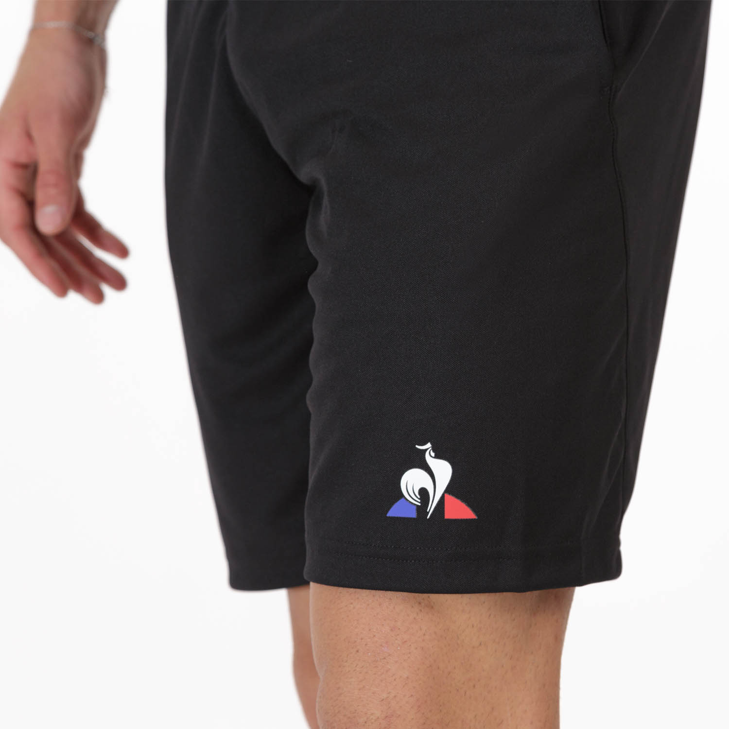 Le Coq Sportif Match 9in Shorts - Black