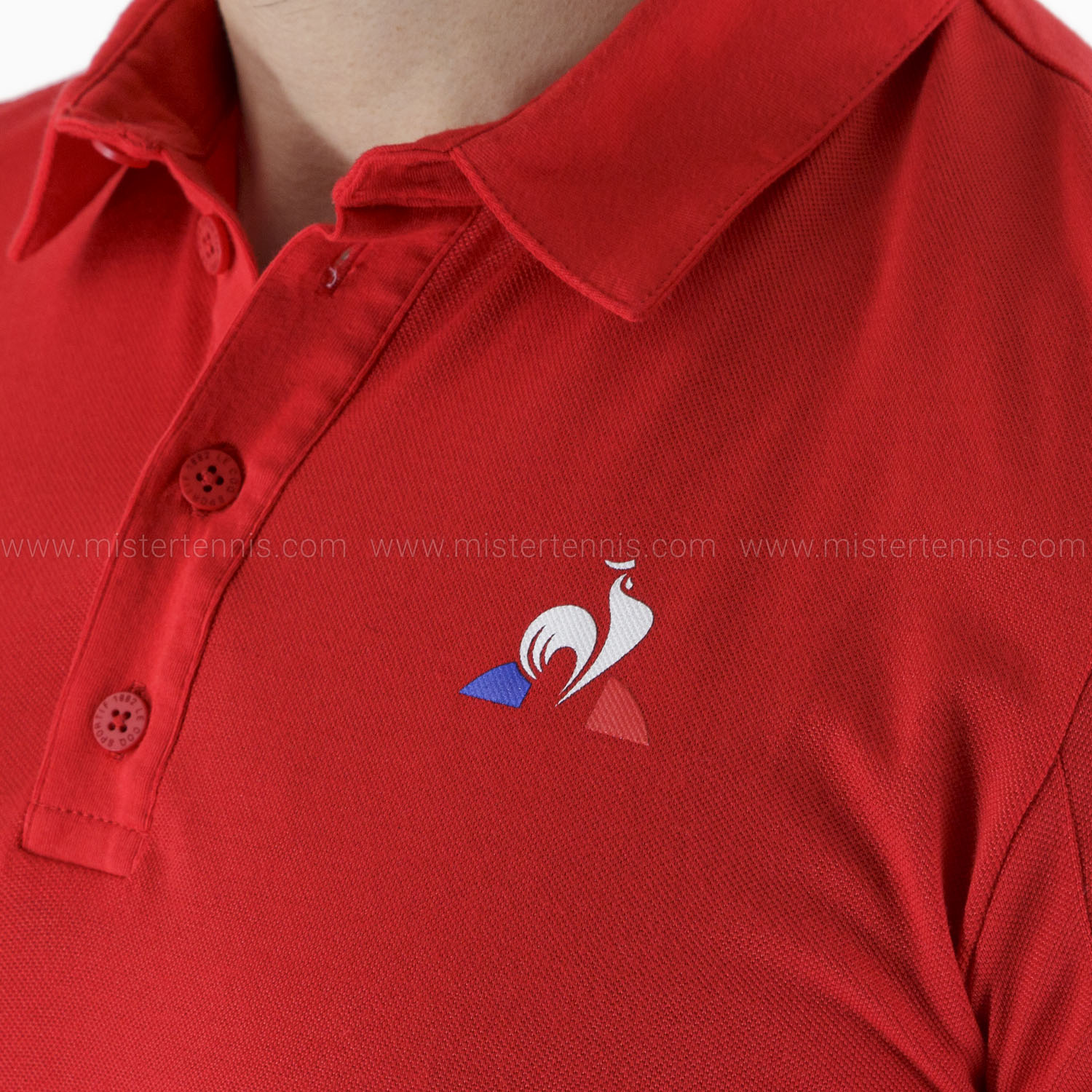 Le Coq Sportif Match Polo - Pur Rouge