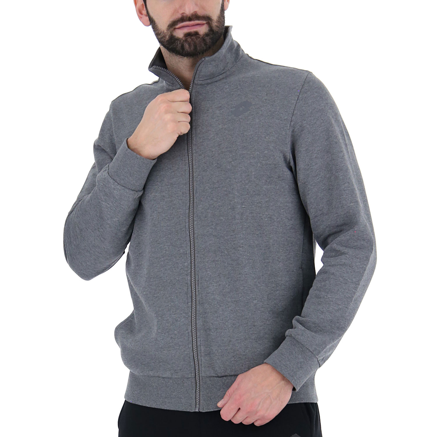 Lotto Fleece Sudadera de Tenis Hombre - Castle Gray