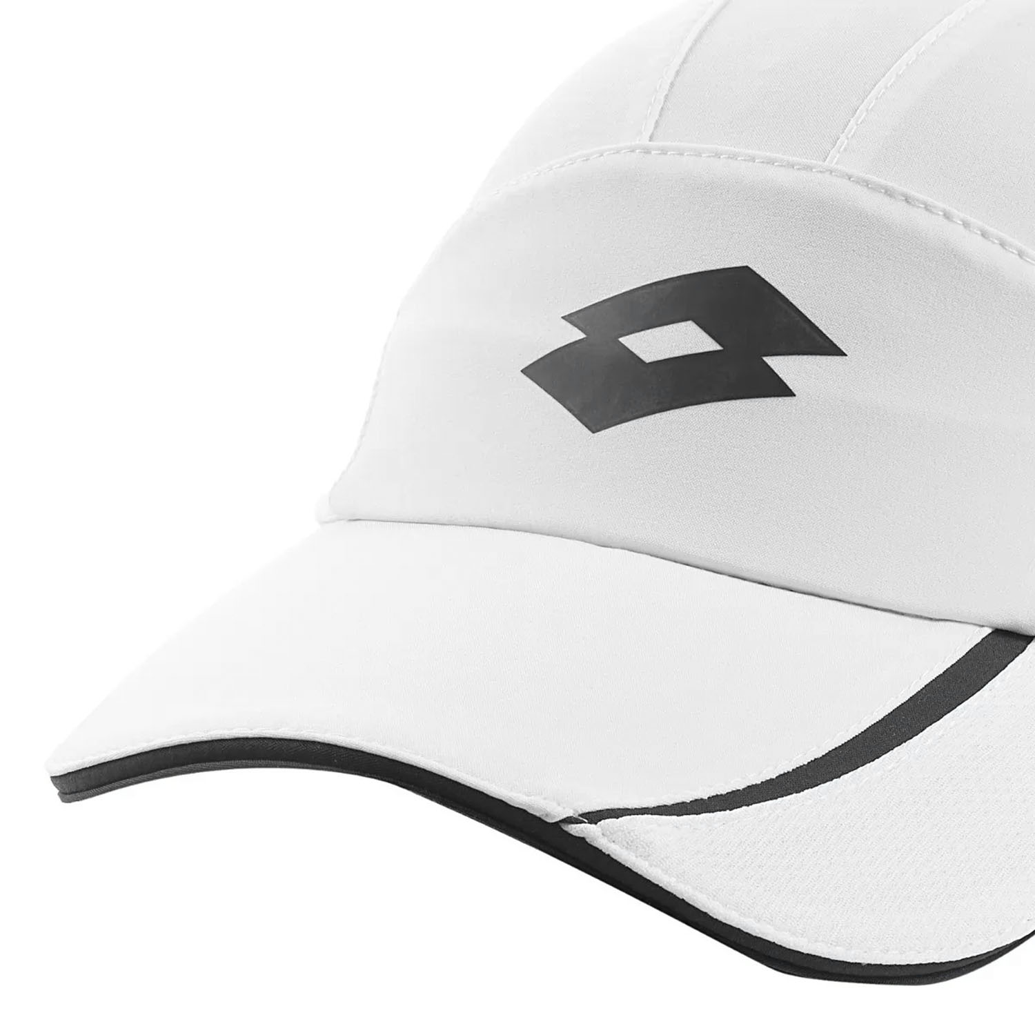 Lotto Logo Cappello da Tennis - Bright White