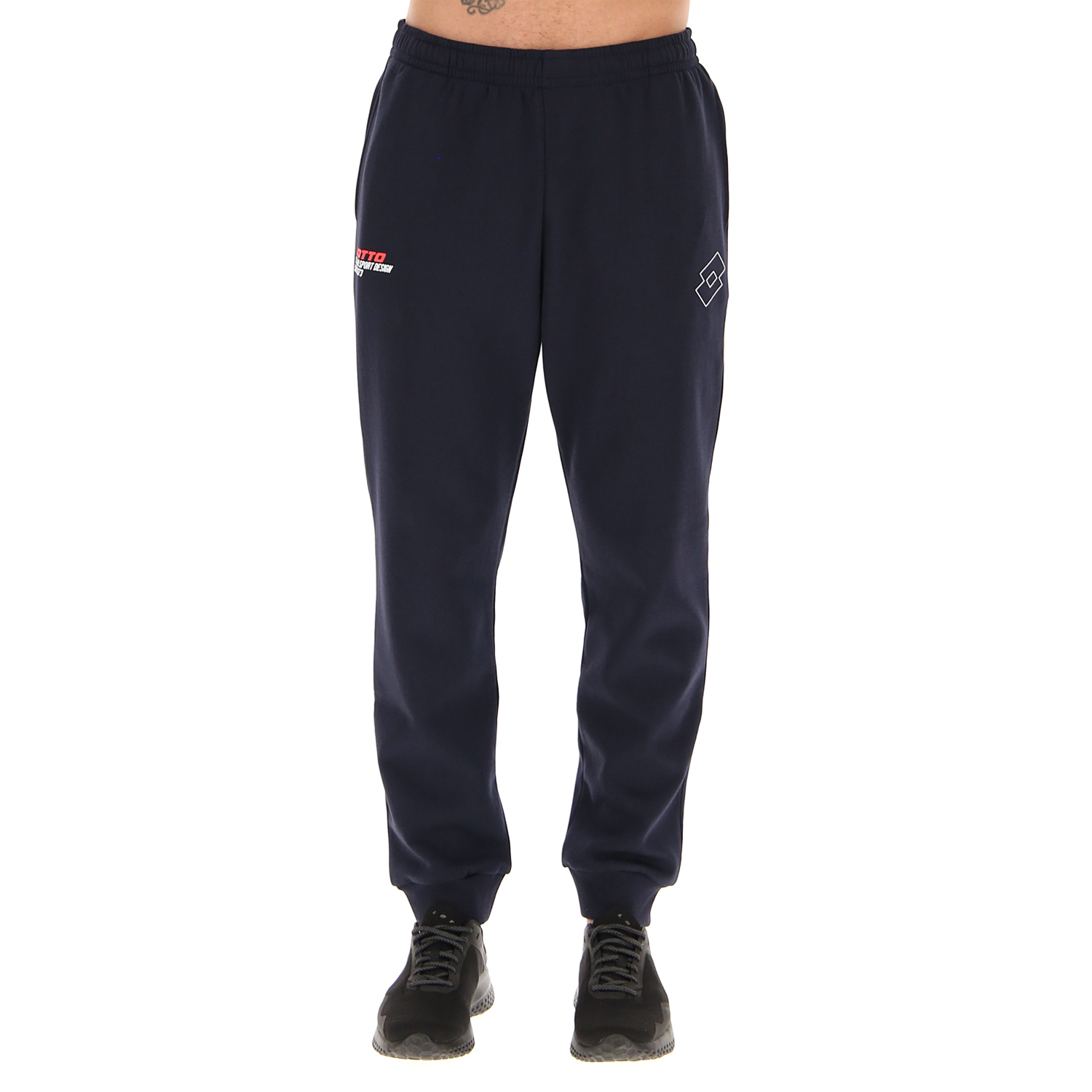 Lotto Logo VI Pantaloni da Tennis Uomo - Navy Blue
