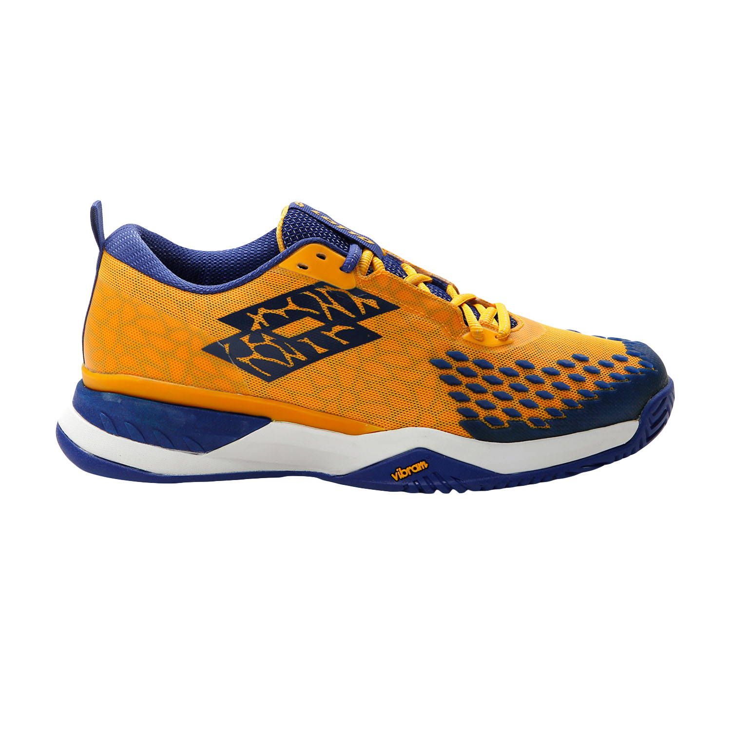シューズ(男性用) Lotto Raptor Hyperpulse 100 SPD 7.5 Lotto Raptor Hyperpulse 100 SPD Men's Tennis Shoes - Saffron