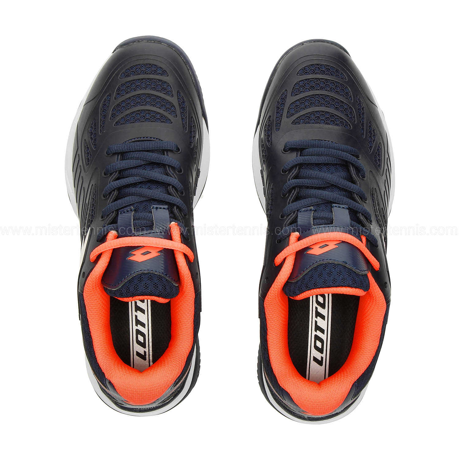 Lotto Superrapida 200 PRT - Navy Blue/All White/Coral Fluo