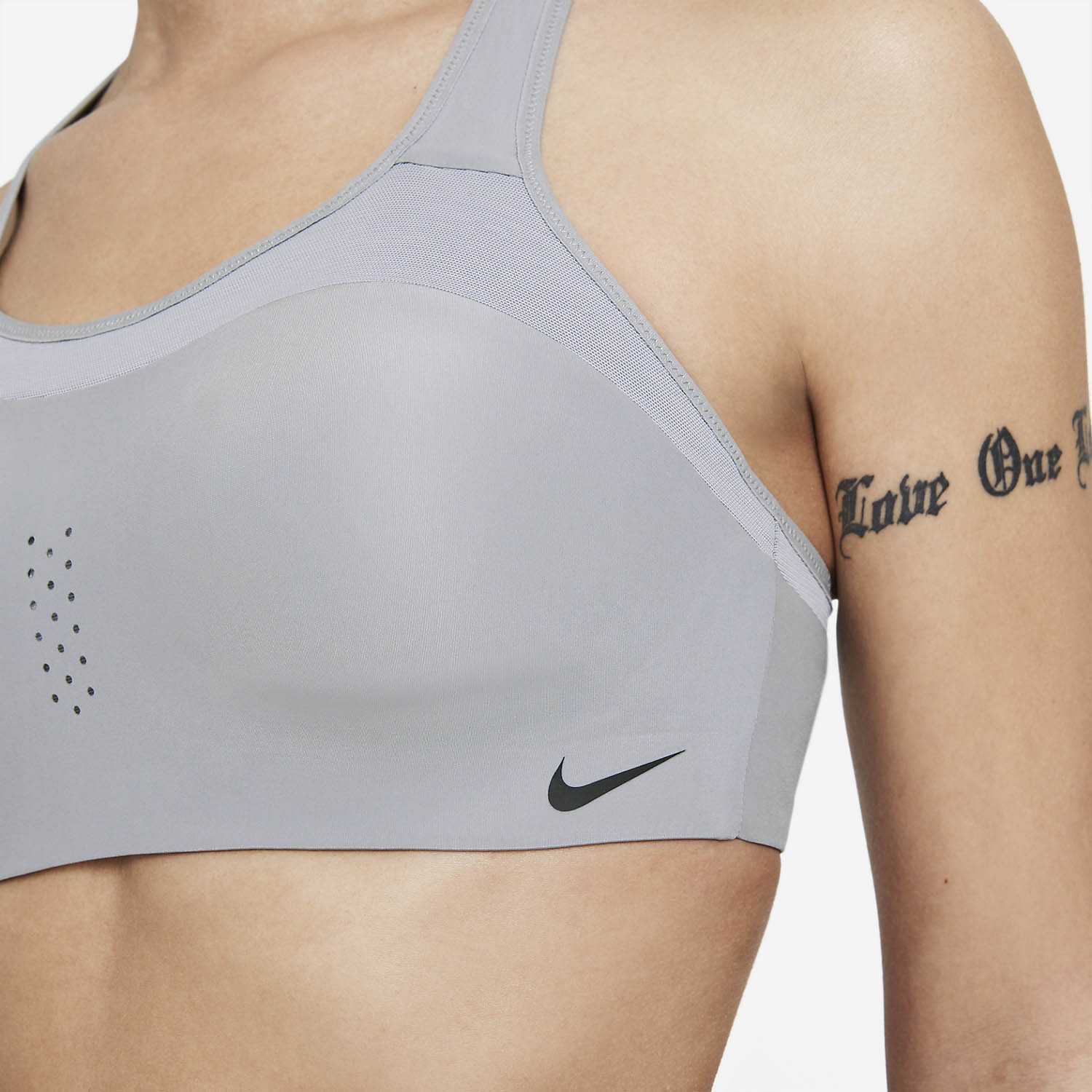 Nike Alpha Sports Bra - Particle Grey/Black