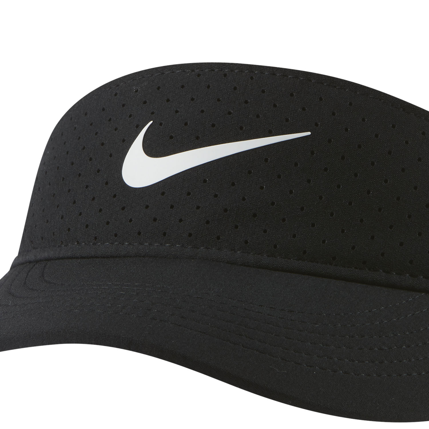 Nike Court Visera de Tenis Mujer - Black/White