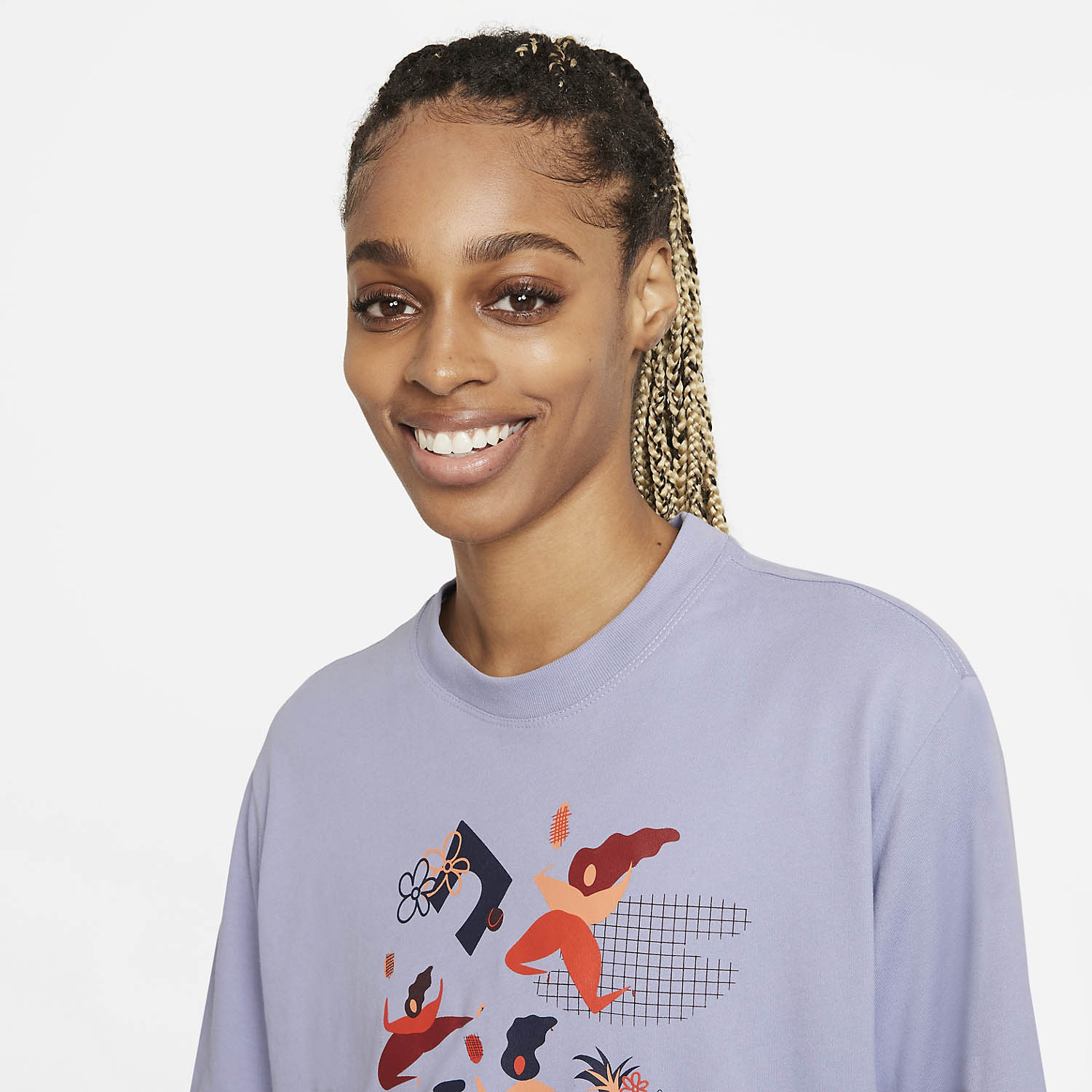Nike Court Dri-FIT Women's Tennis T-Shirt - Indigo Haze
