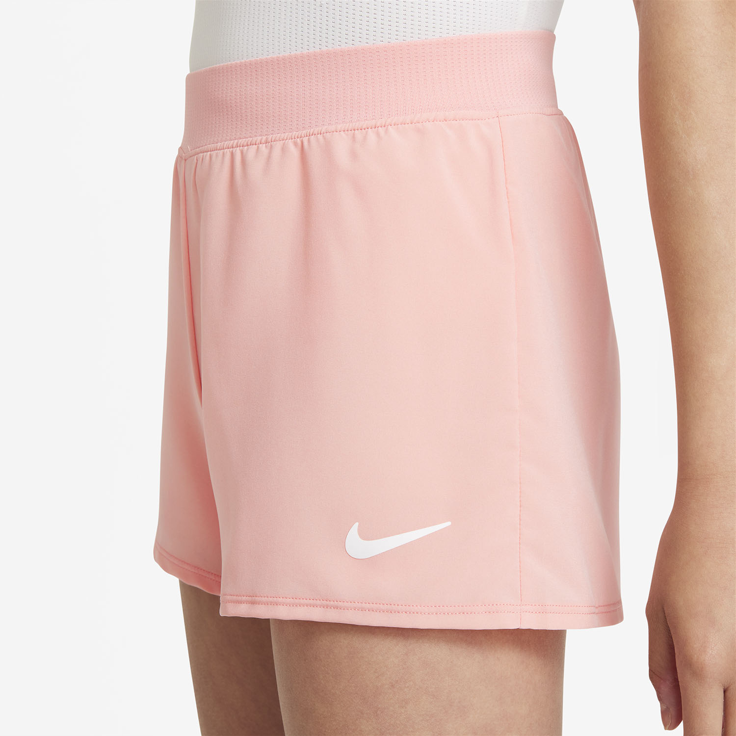 Nike Court Dri-FIT Victory Girl's Tennis Shorts Bleached Coral