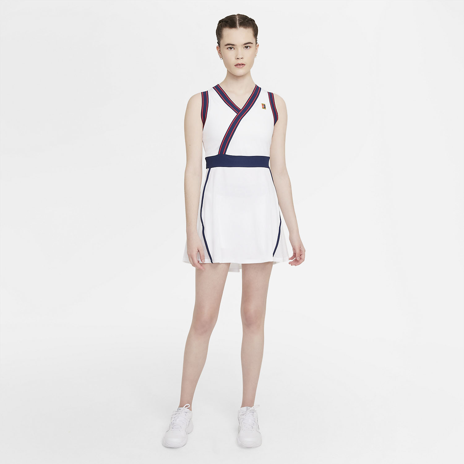 ★新品★　NIKE　NikeCourt Dri-FIT Slam Dress Nike Court Dri-FIT Slam Women's Tennis Dress - White/Binary Blue