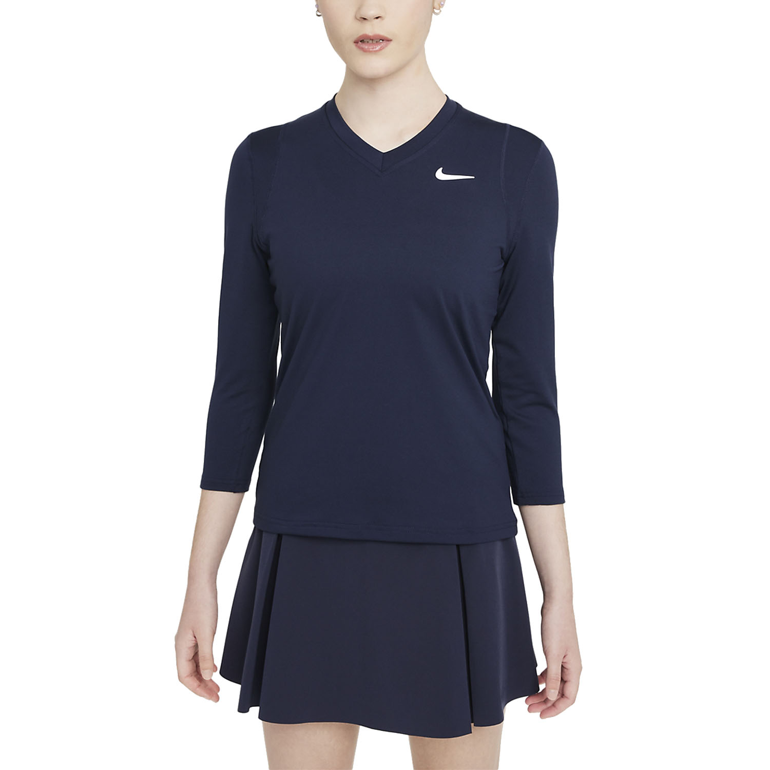 Nike Court Dri-FIT UV Victory Women's Tennis Shirt - Obsidian
