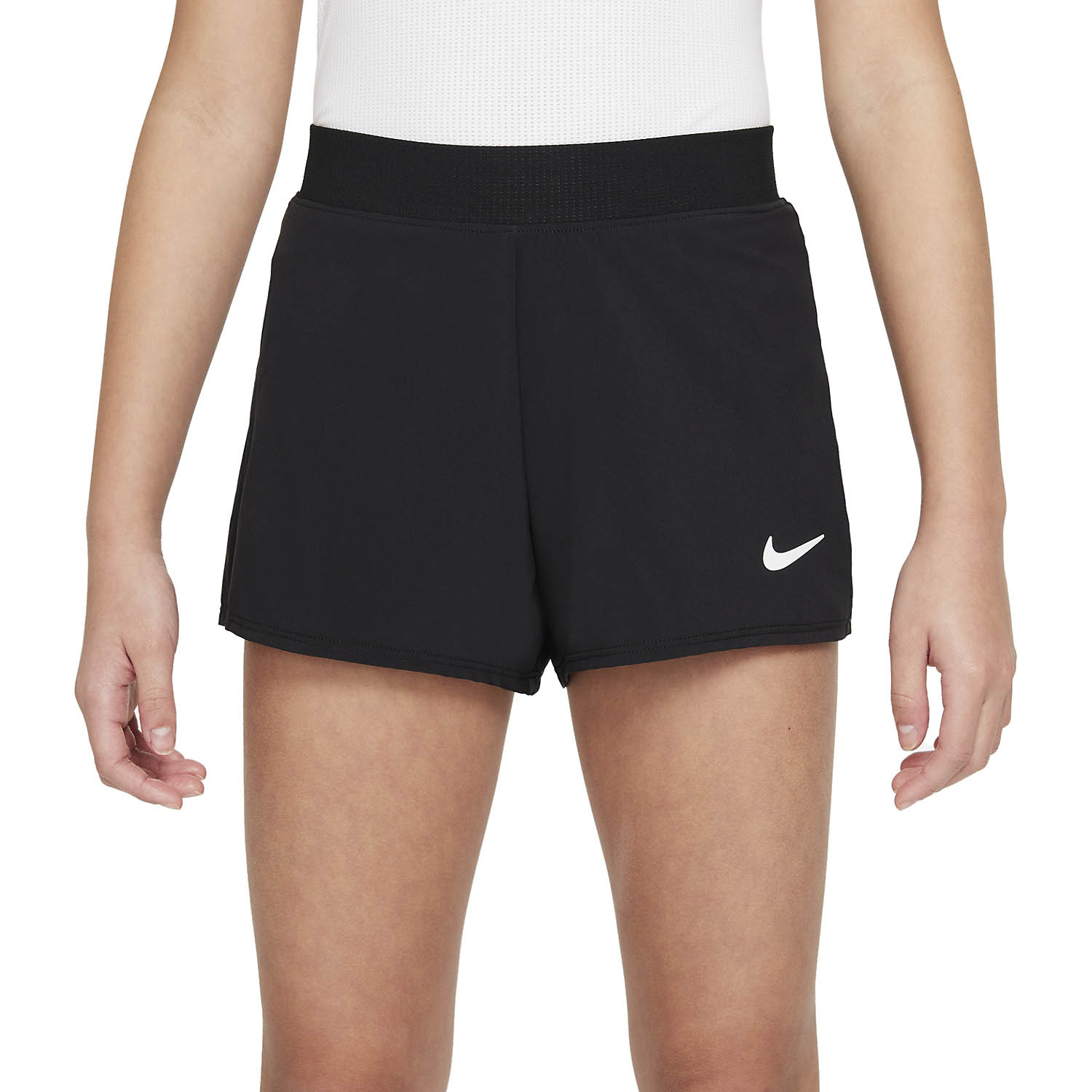 piel puramente arco Nike Court Dri-FIT Victory Shorts de Tenis Niña - Black/White