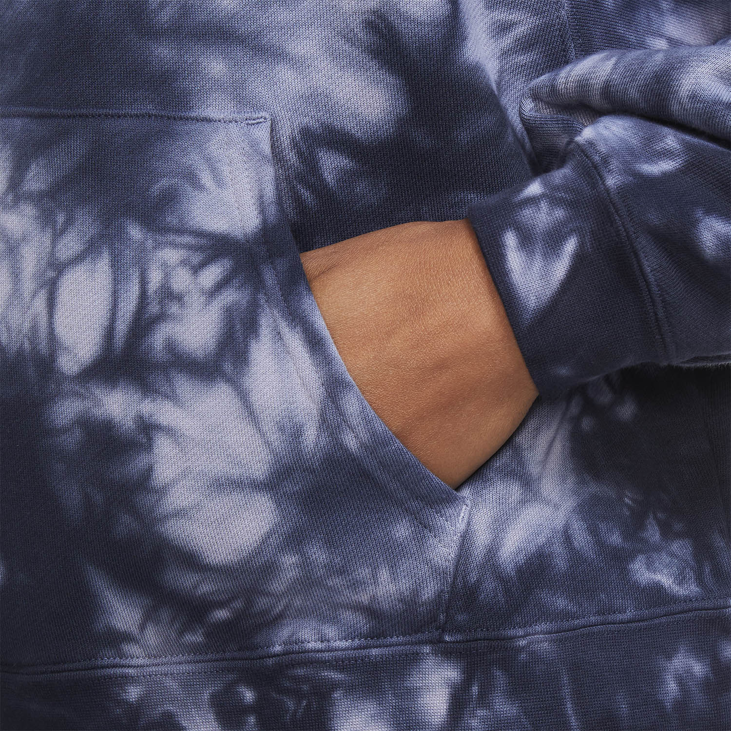 blue tie dye nike hoodie