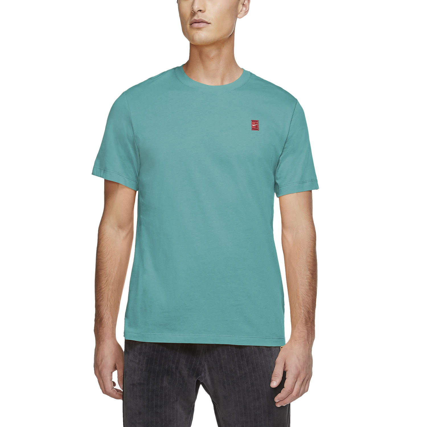 Nike Court Camiseta de Tenis Hombre - Washed Teal