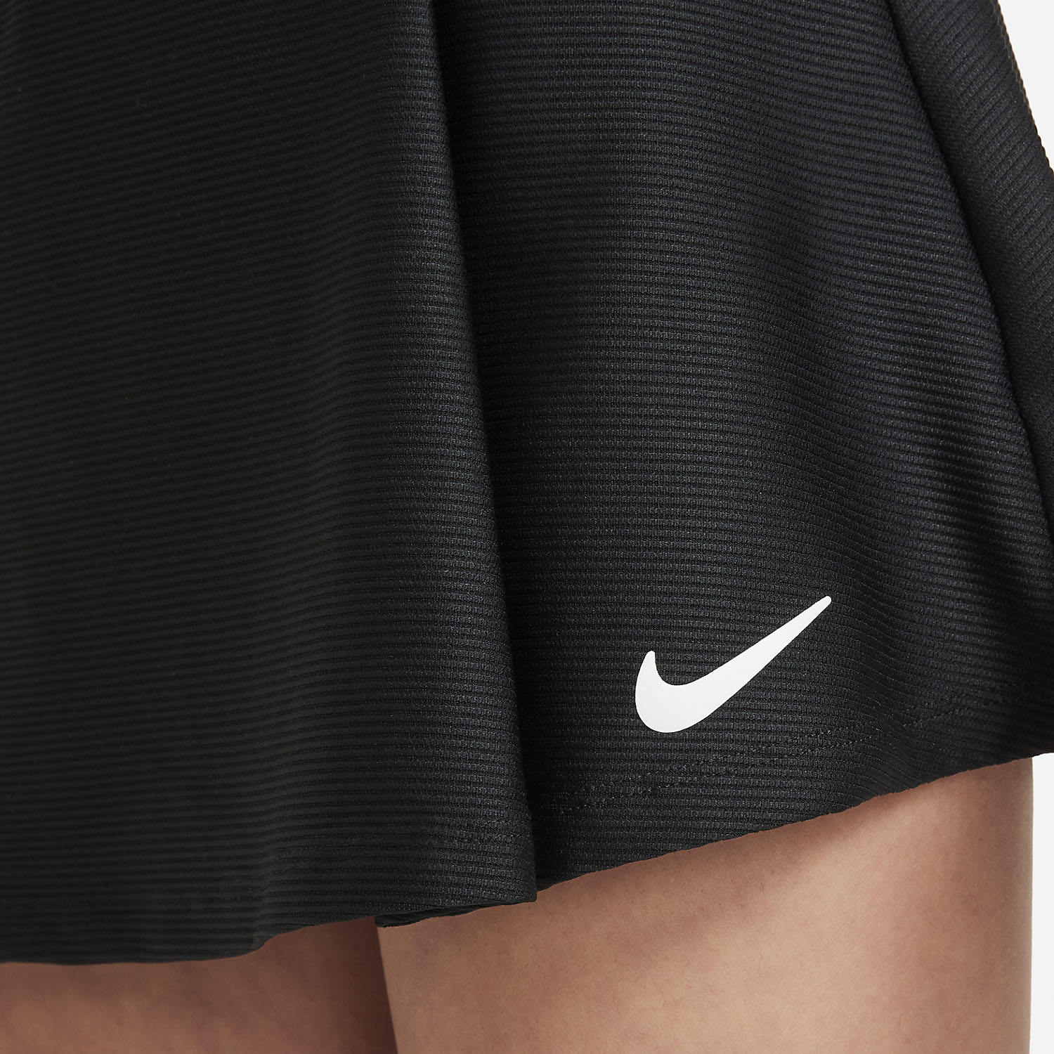 Nike Court Victory Girl's Tennis Skirt - Black/White