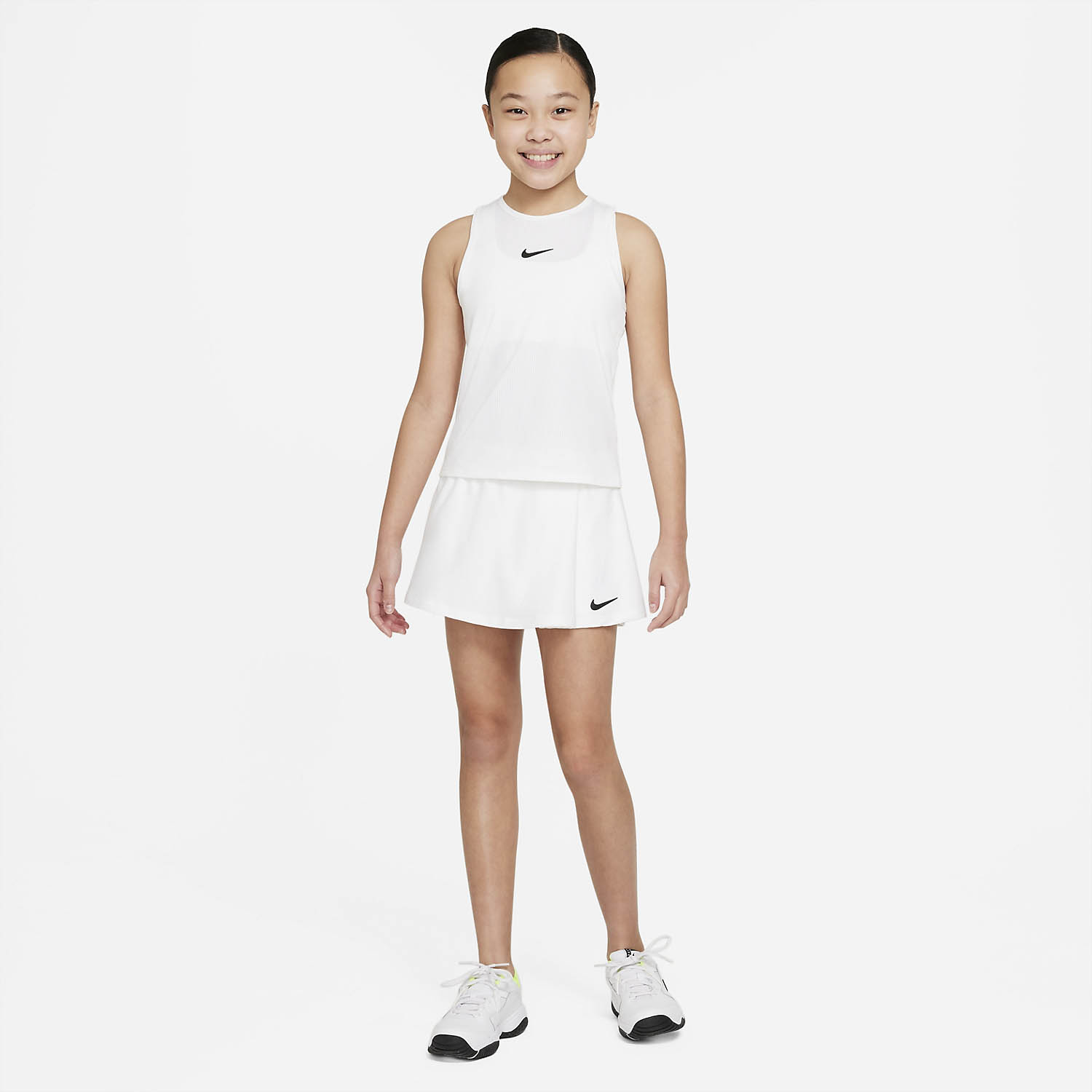 Nike Court Victory Skirt Girl - White/Black