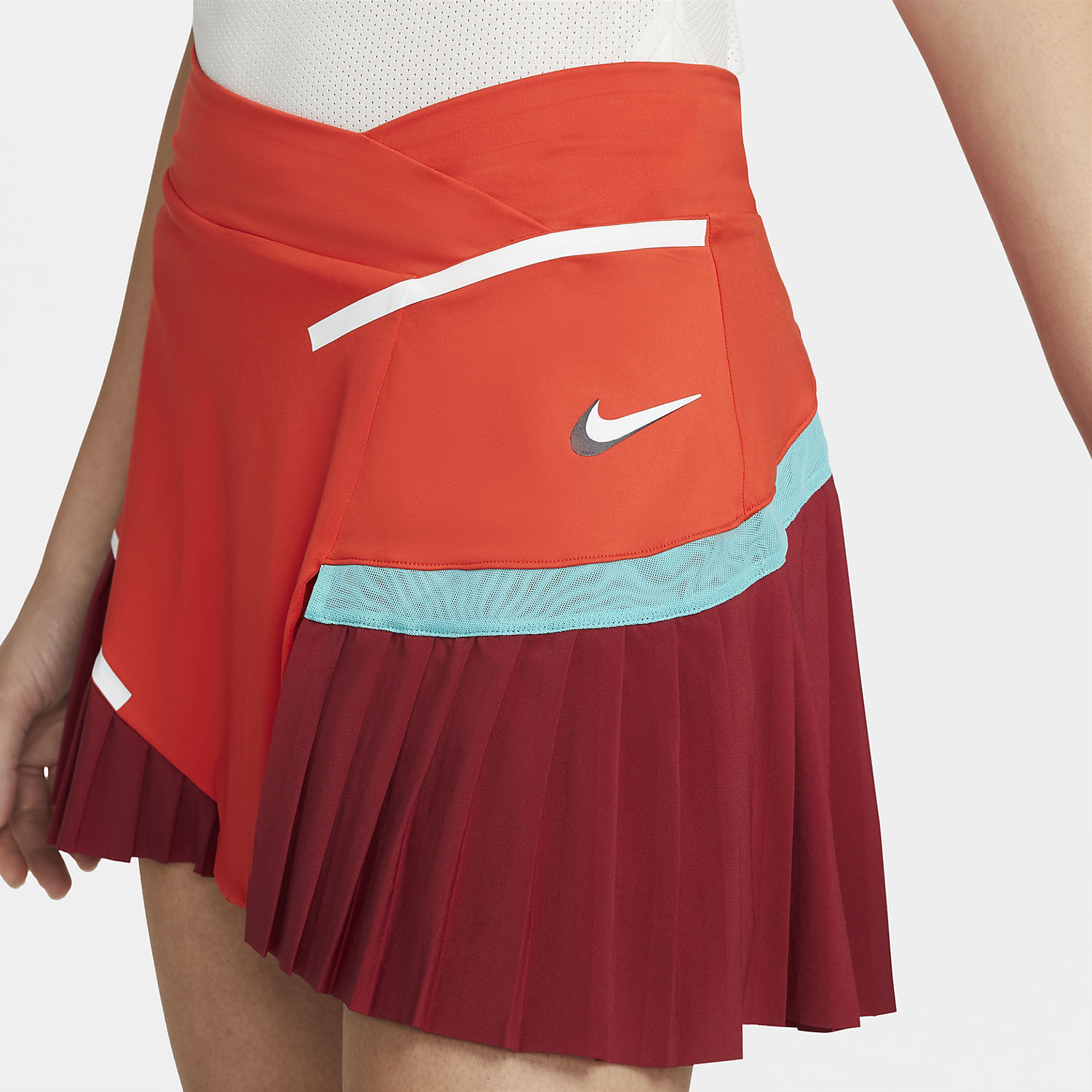Nike Court Windrunner Women s Tennis Skirt Habanero Red