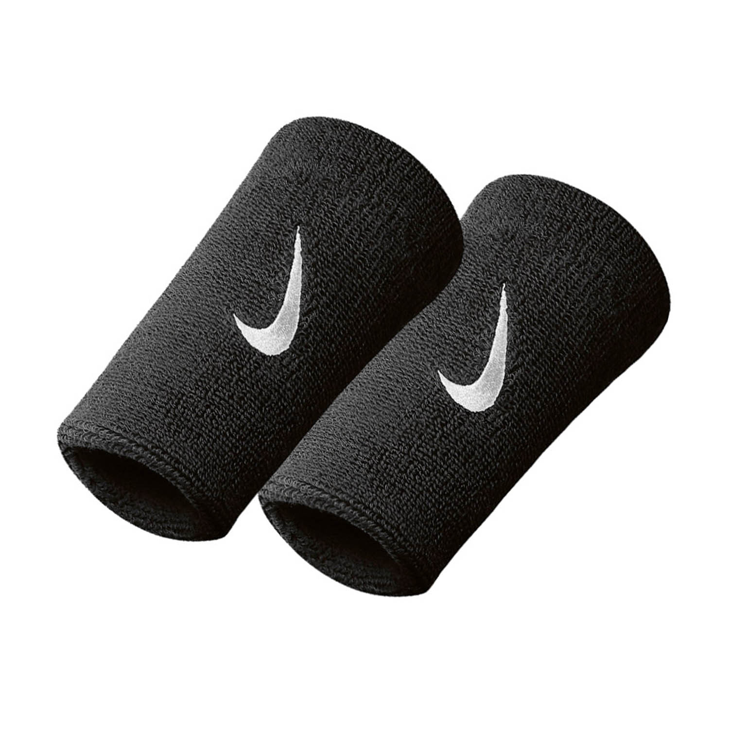 Nike Logo Dry Muñequeras Largas - Black/White