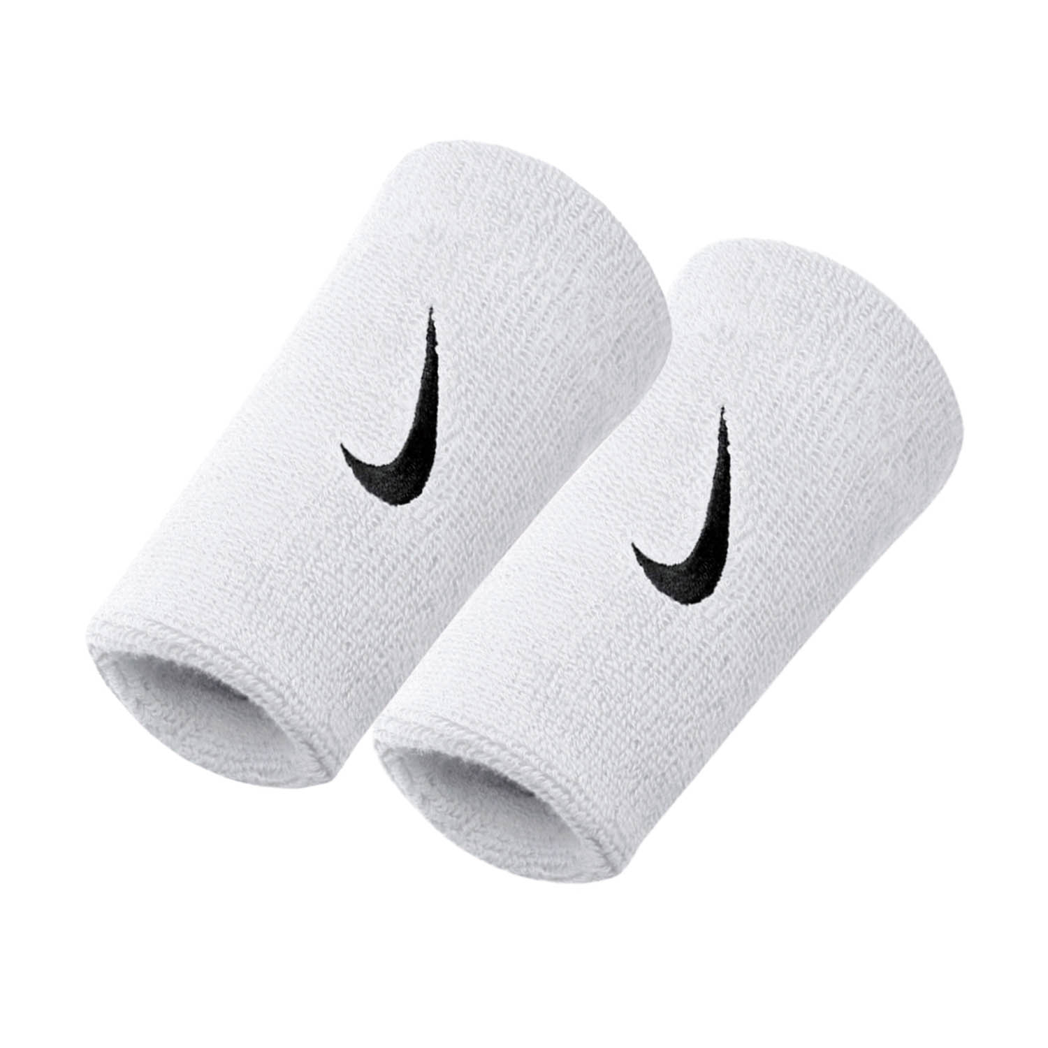 Nike Logo Dry Muñequeras Largas - White/Black