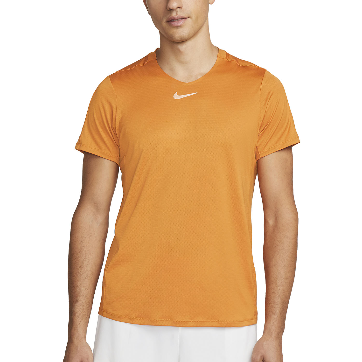 Nike Dri-FIT Advantage Maglietta da Tennis Uomo - Light Curry