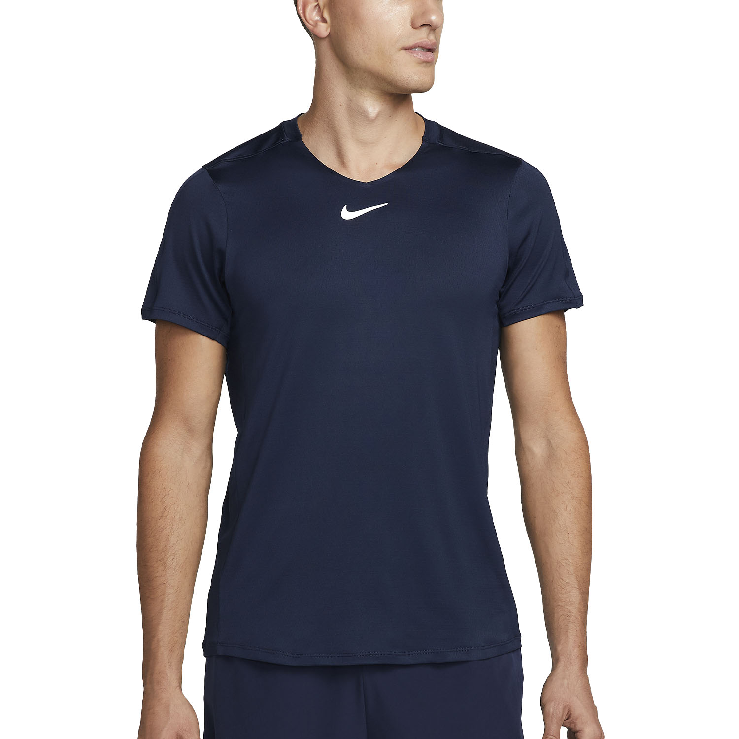 Nike Dri-FIT Advantage Maglietta - Obsidian/White