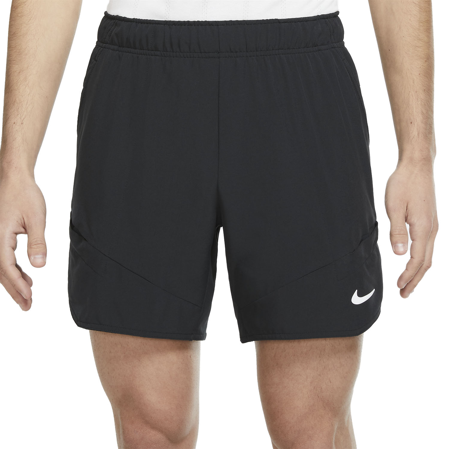 Nike Dri-FIT Advantage 7in Shorts - Black/White