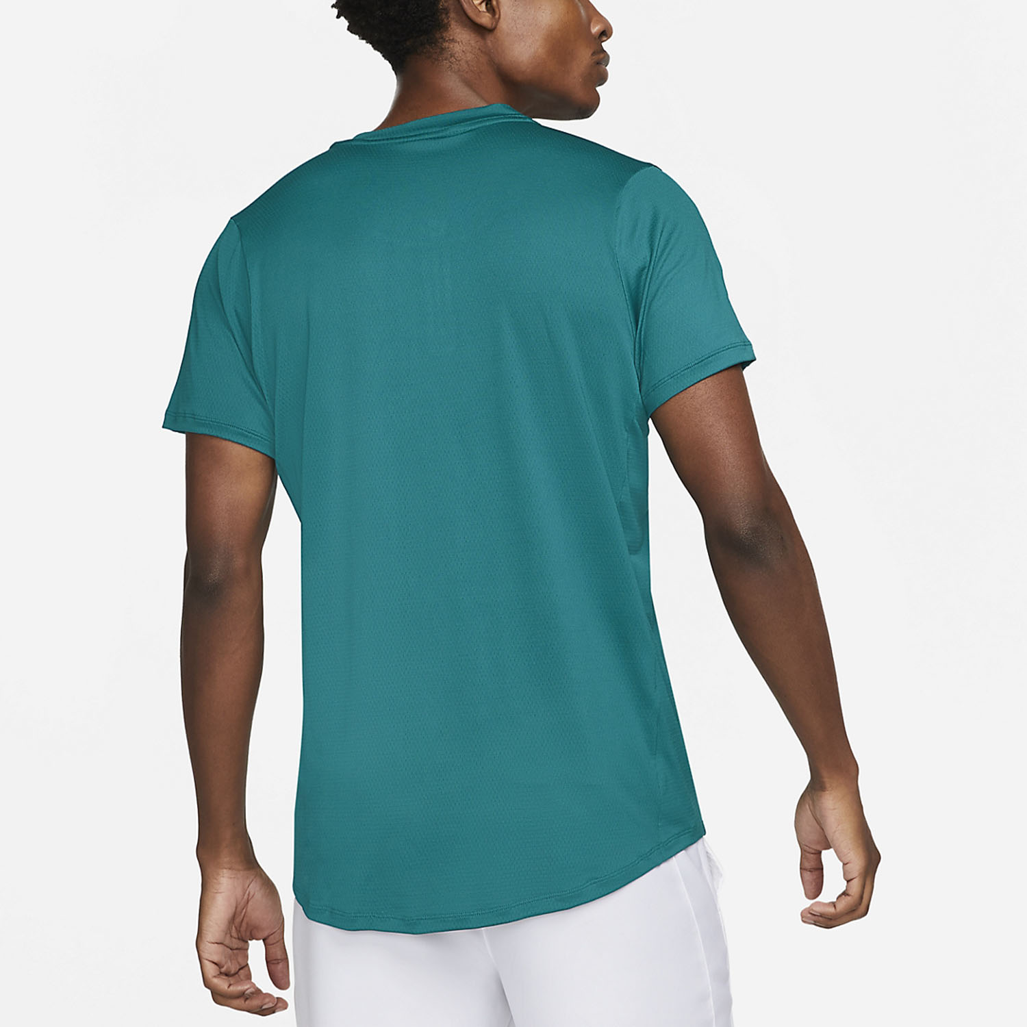 Nike Dri-FIT Advantage Men's Tennis Polo - Bright Spruce/White