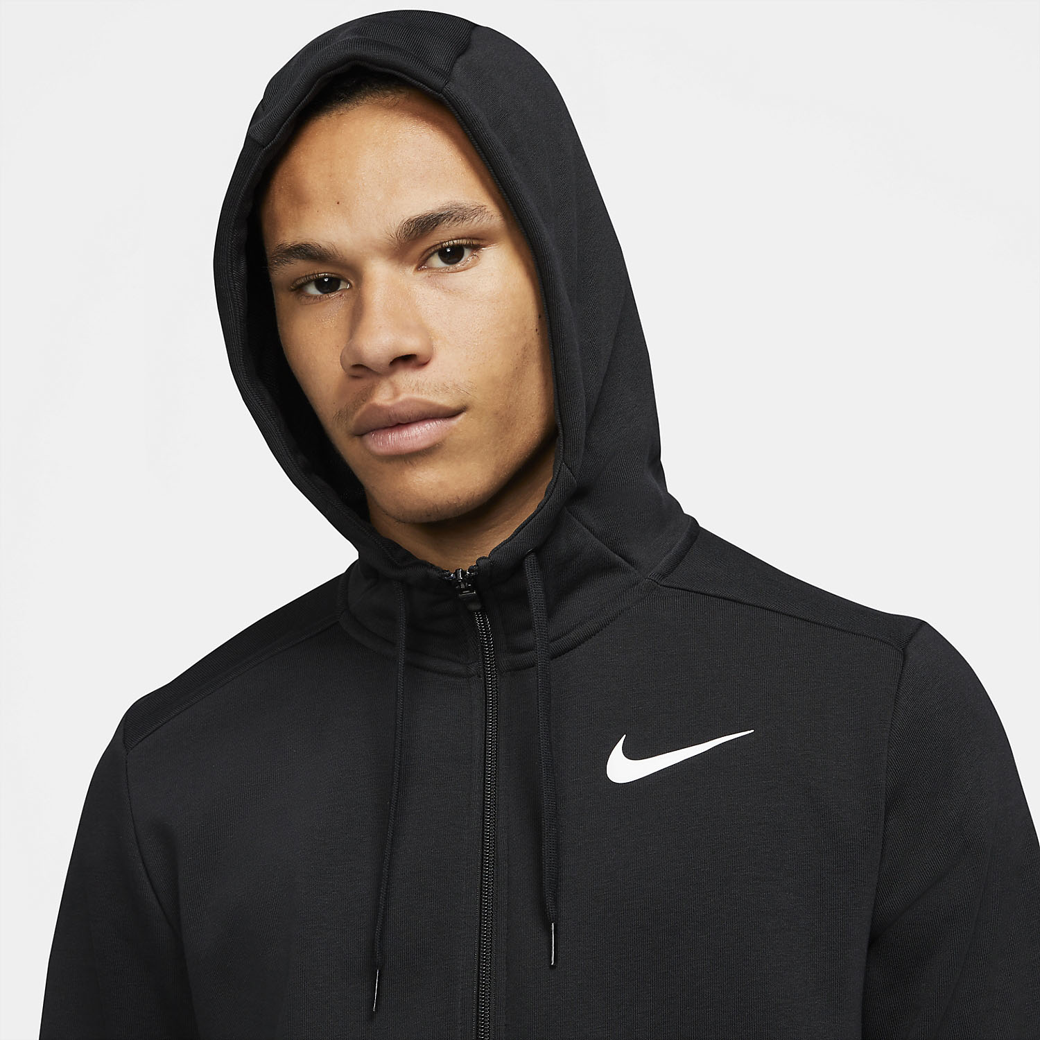 Nike Dri FIT Classic Men s Tennis Hoodie Black White