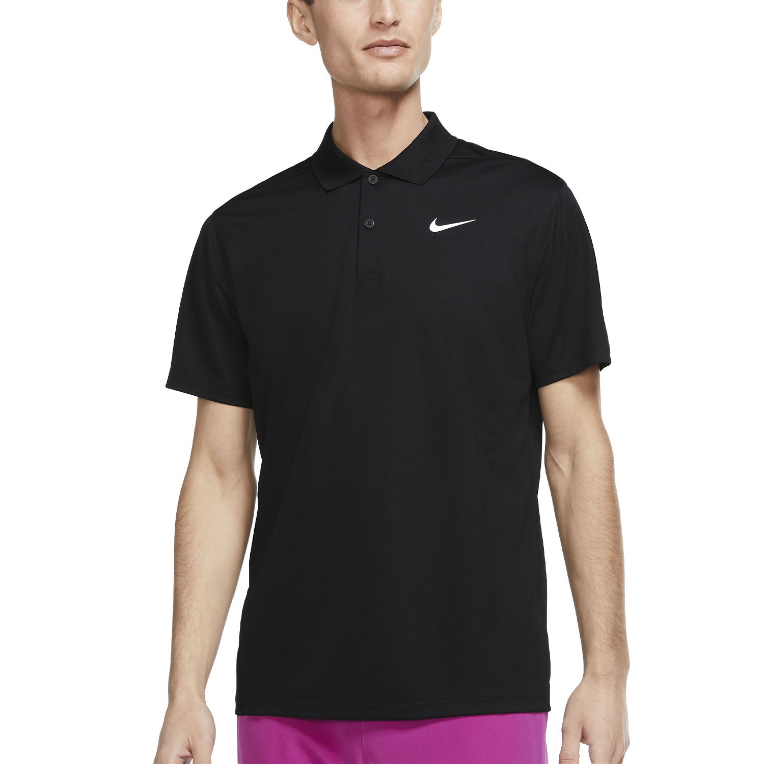 Nike Dri-FIT Classic Polo - Black/White